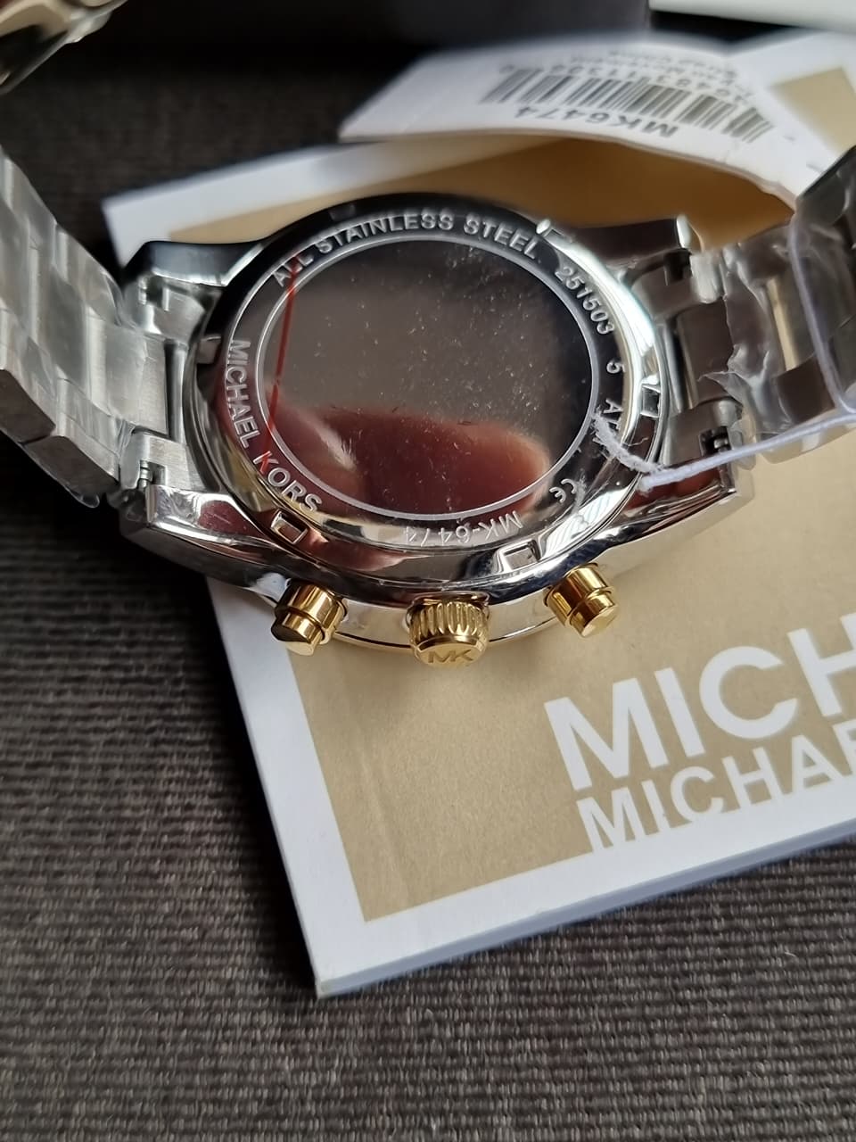 MICHAEL KORS Ritz Chronograph Crystal White Dial Ladies Watch MK6474