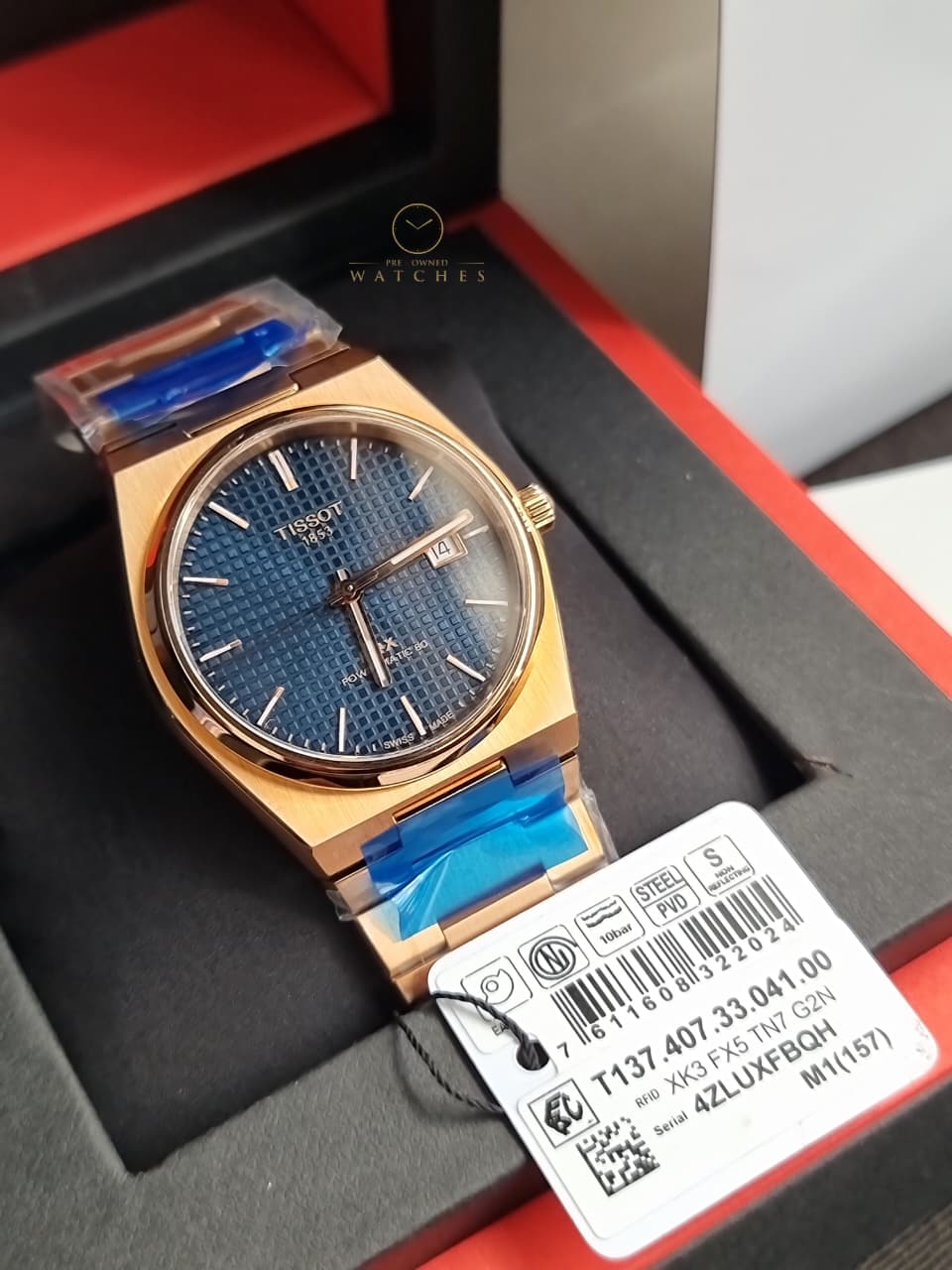 Tissot PRX Rose Gold Automatic T137.407.33.041.00 40mm