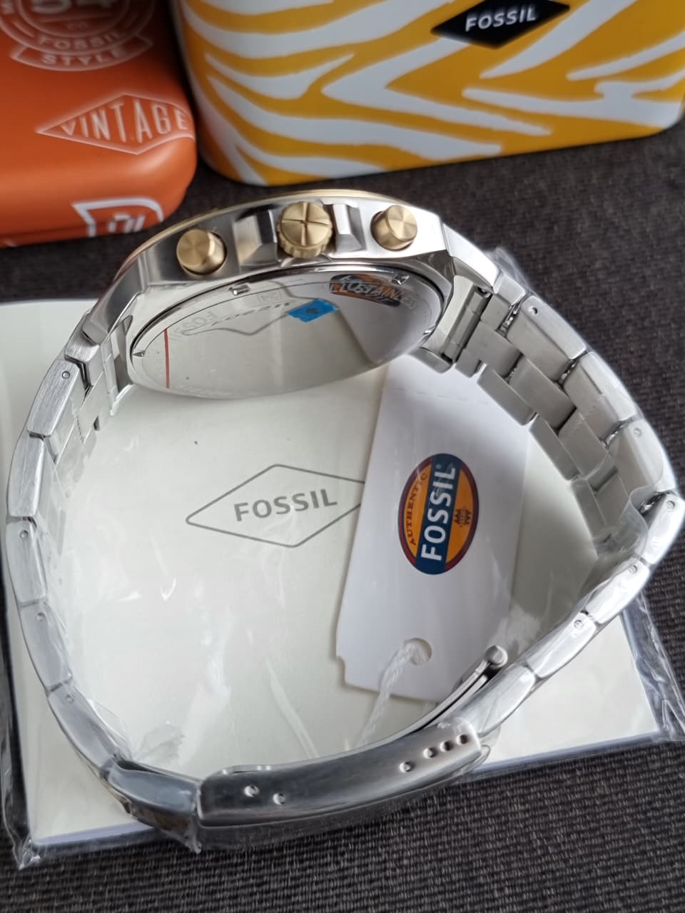 Fossil Privateer Chronograph Two-Tone Stainless Steel Watch - BQ2815