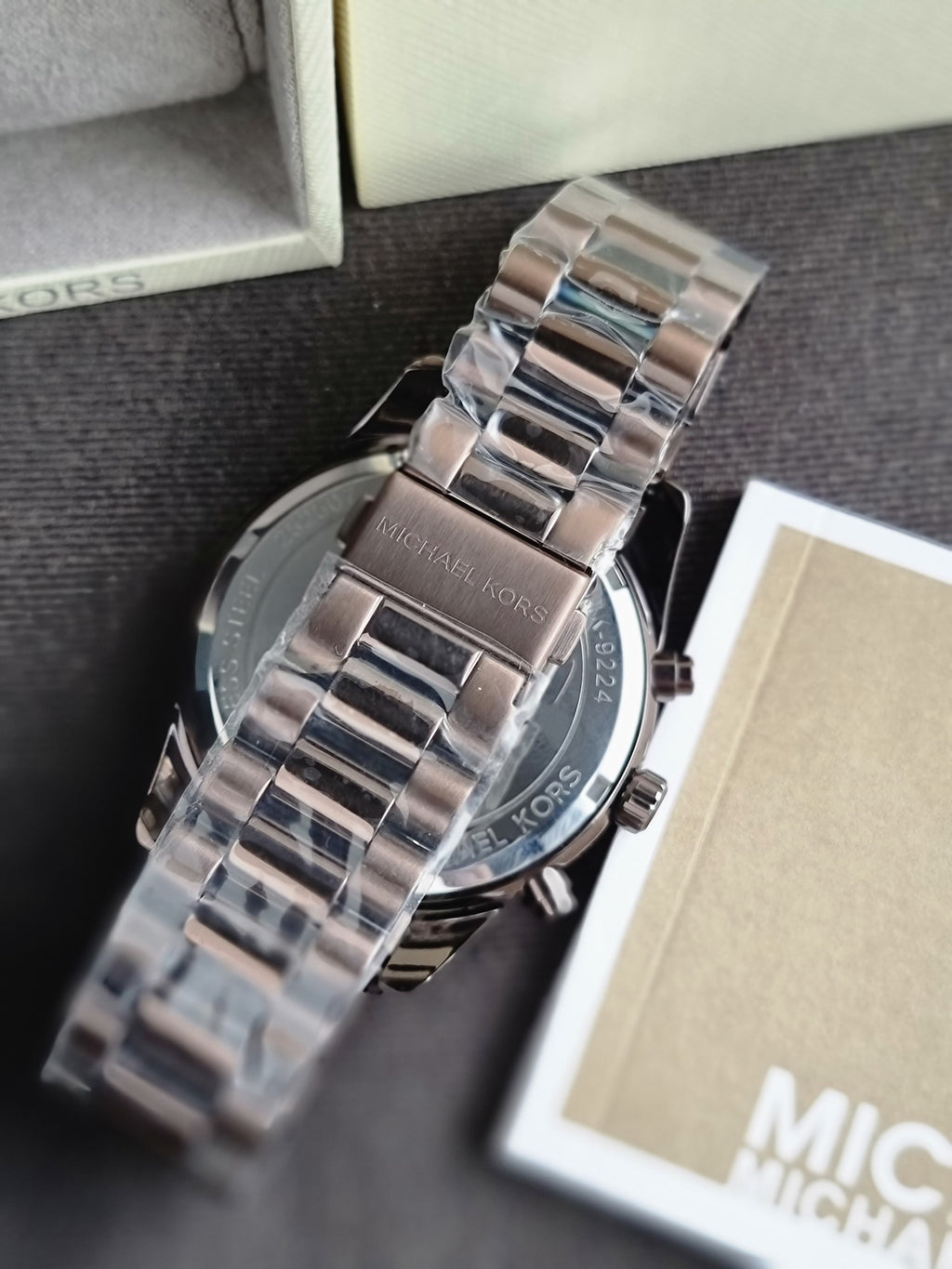Michael Kors Lexington Chronograph Quartz Brown 44mm Dial Men's Watch MK9224