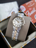 Fossil Modern Sophisticate Quartz Crystal Silver Dial Ladies Watch
BQ1574