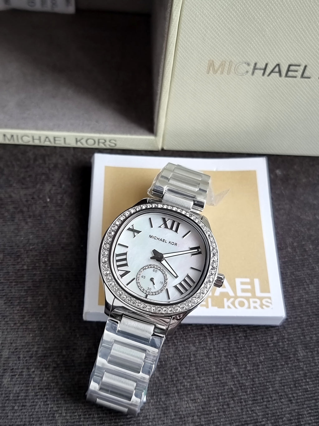 Michael Kors Sage Three-Hand Stainless Steel Watch MK4807