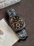 Fossil Machine Chronograph Black 44mm Stainless Steel Watch - FS6097