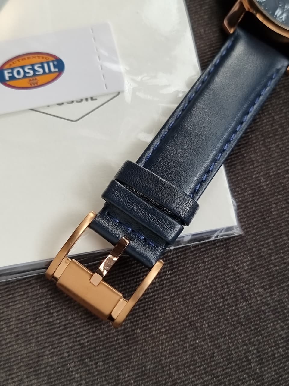 Fossil Rhett Analog Blue Dial Men's Watch-BQ1704