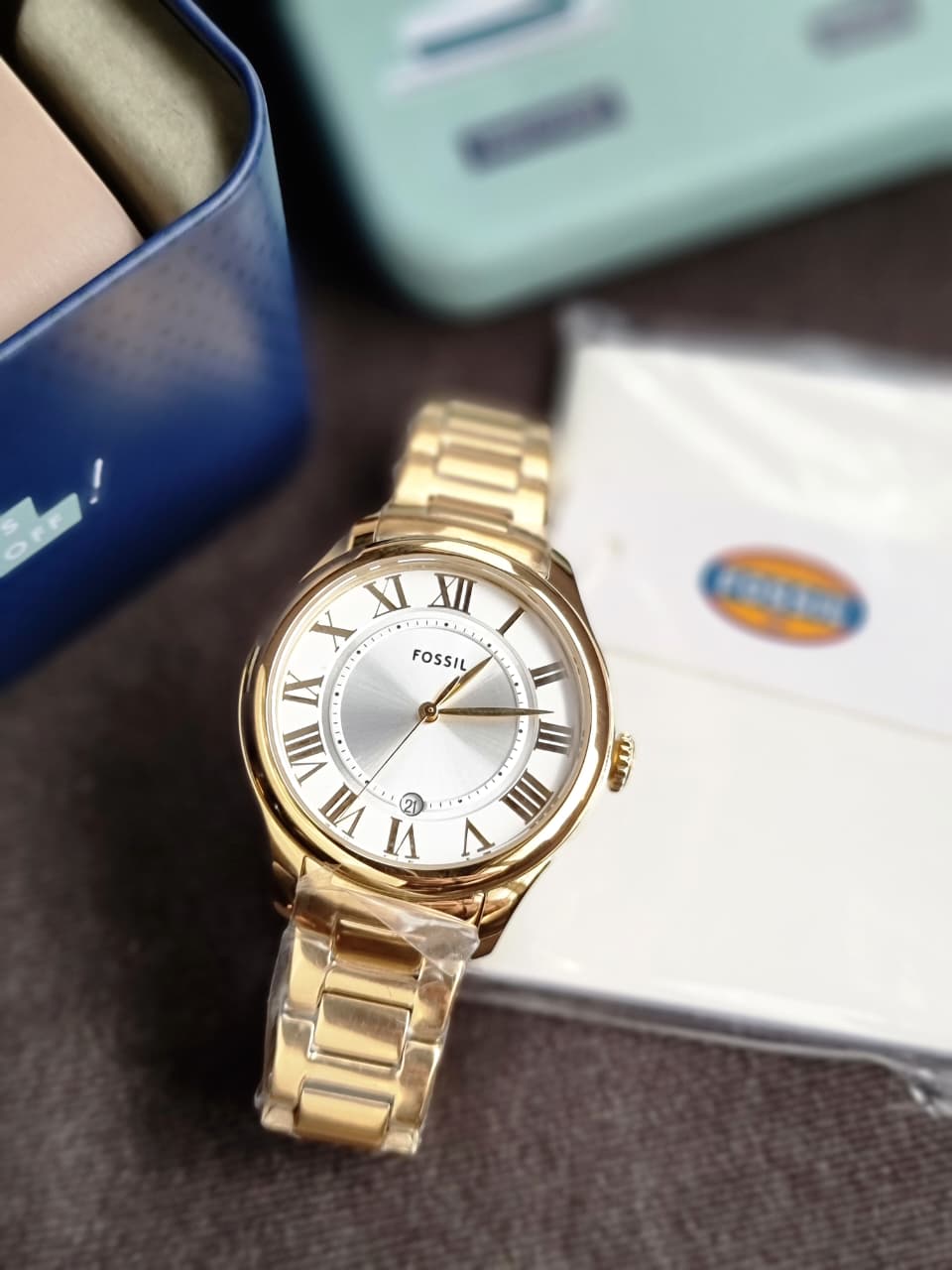 Fossil Gilmore Gold 38mm Quartz Women's Watch ES5395