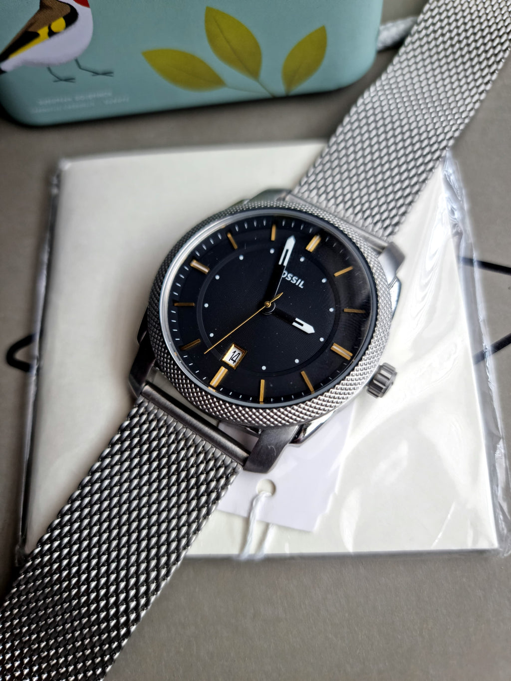 Fossil Analog Men's Watch Stainless Steel Bracelet - FS5883(with out tag)