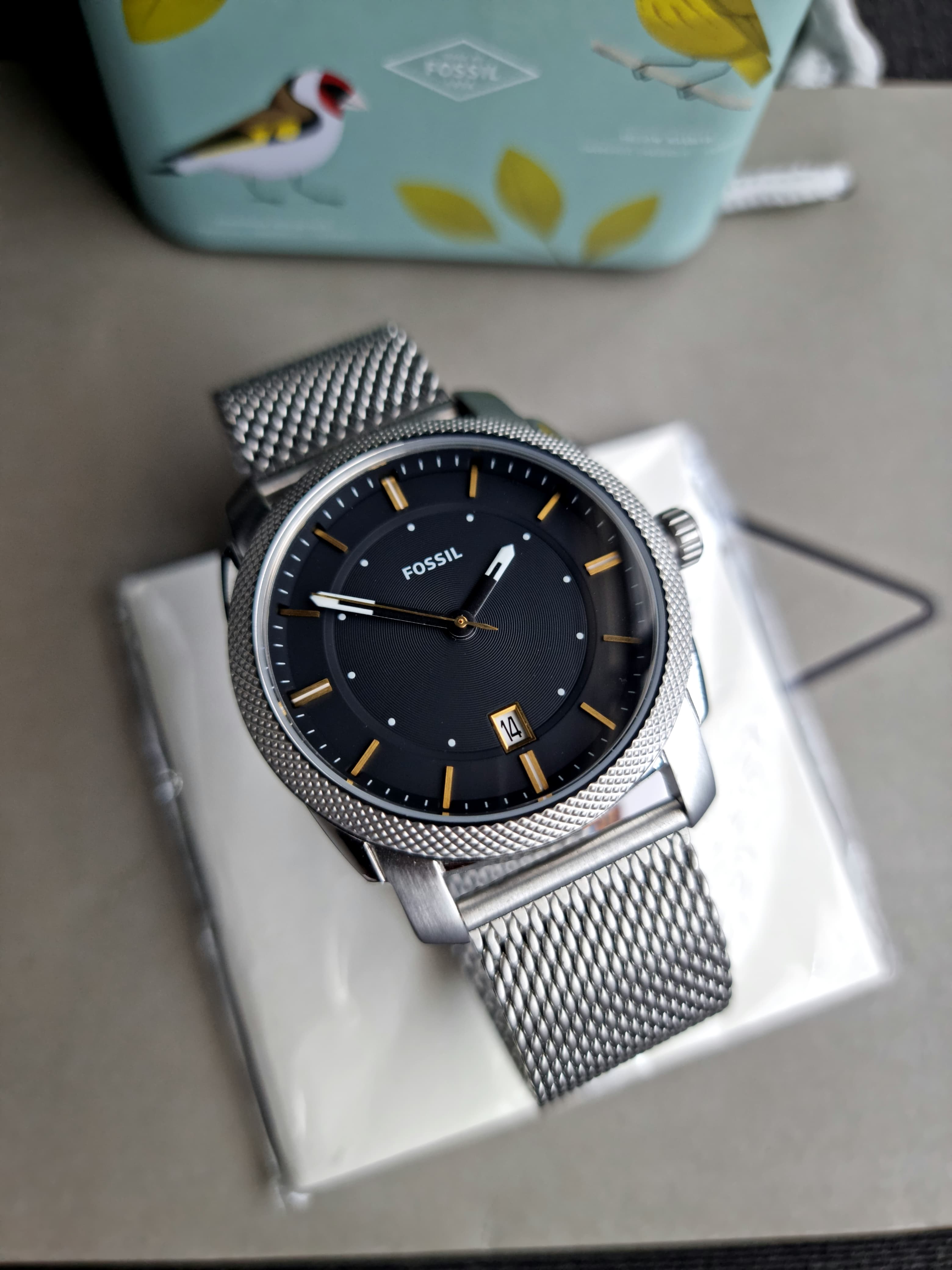 Fossil Analog Men's Watch Stainless Steel Bracelet - FS5883