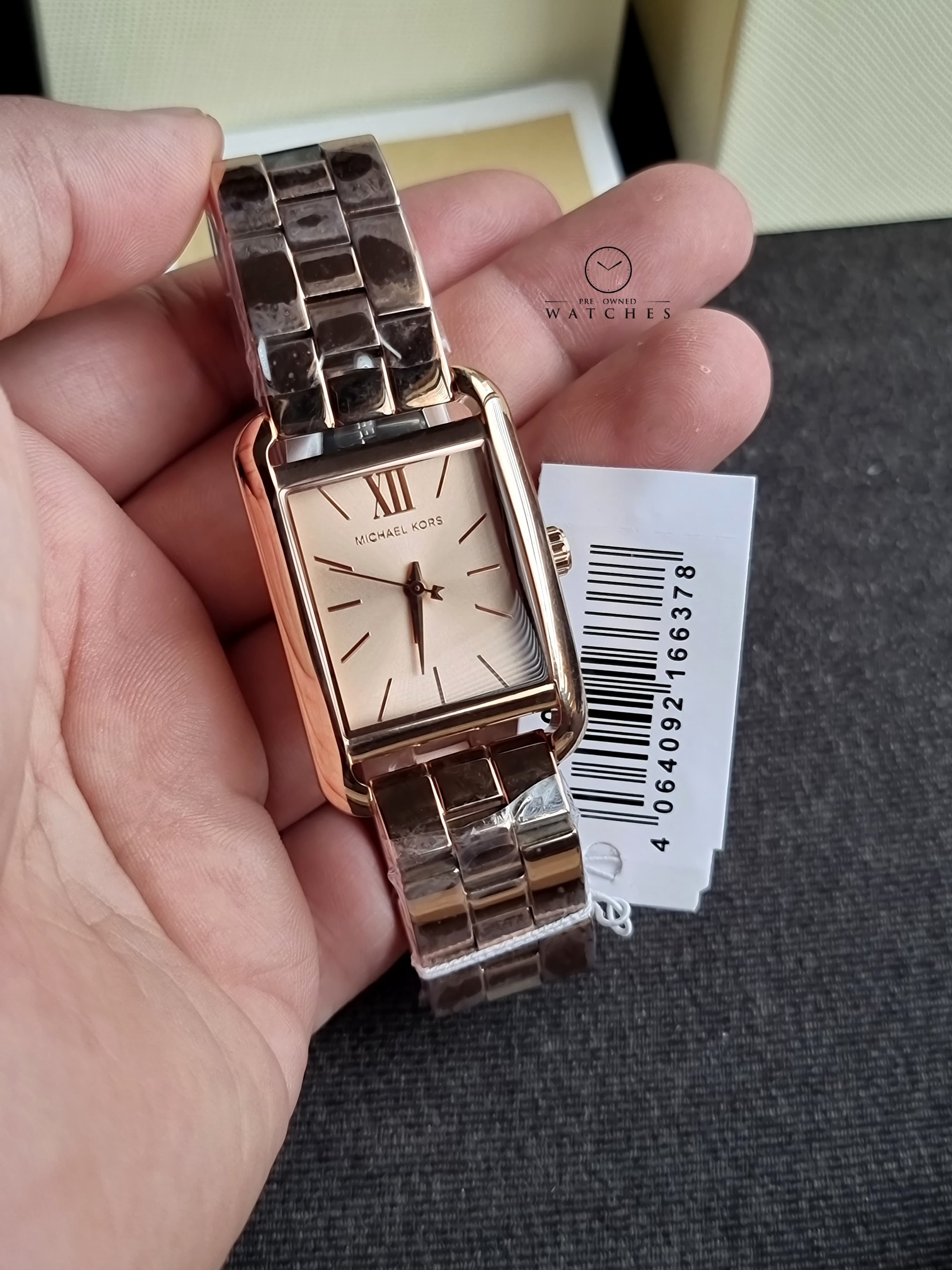 Michael Kors Essex Rose Gold Quartz Stainless Steel Watch MKO1032