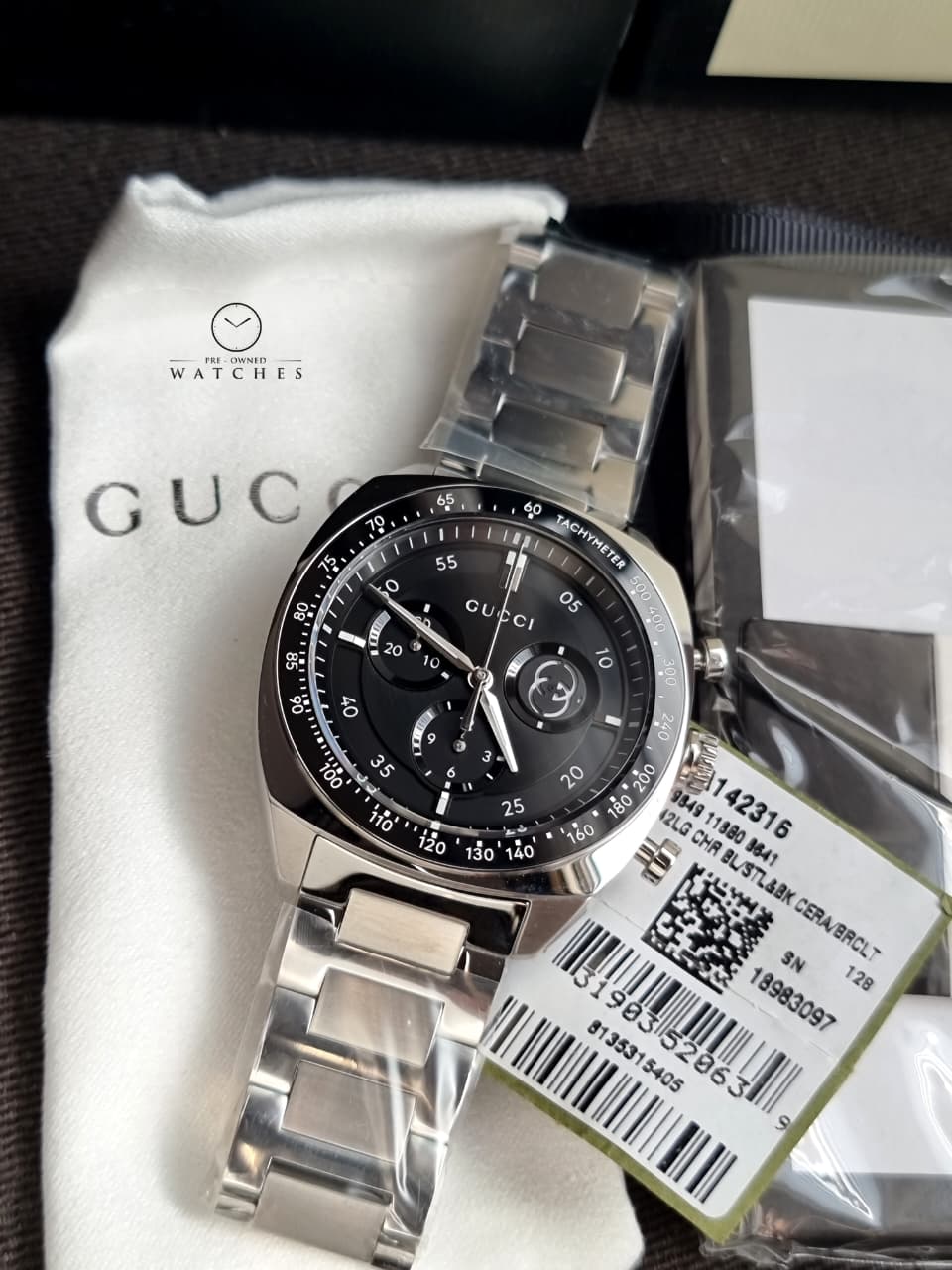 Gucci
Interlocking G Chronograph Quartz Black Dial Men's
YA142316