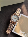 Michael Kors Women's Norie Three-Hand Rose Gold Stainless Steel Watch mk3558