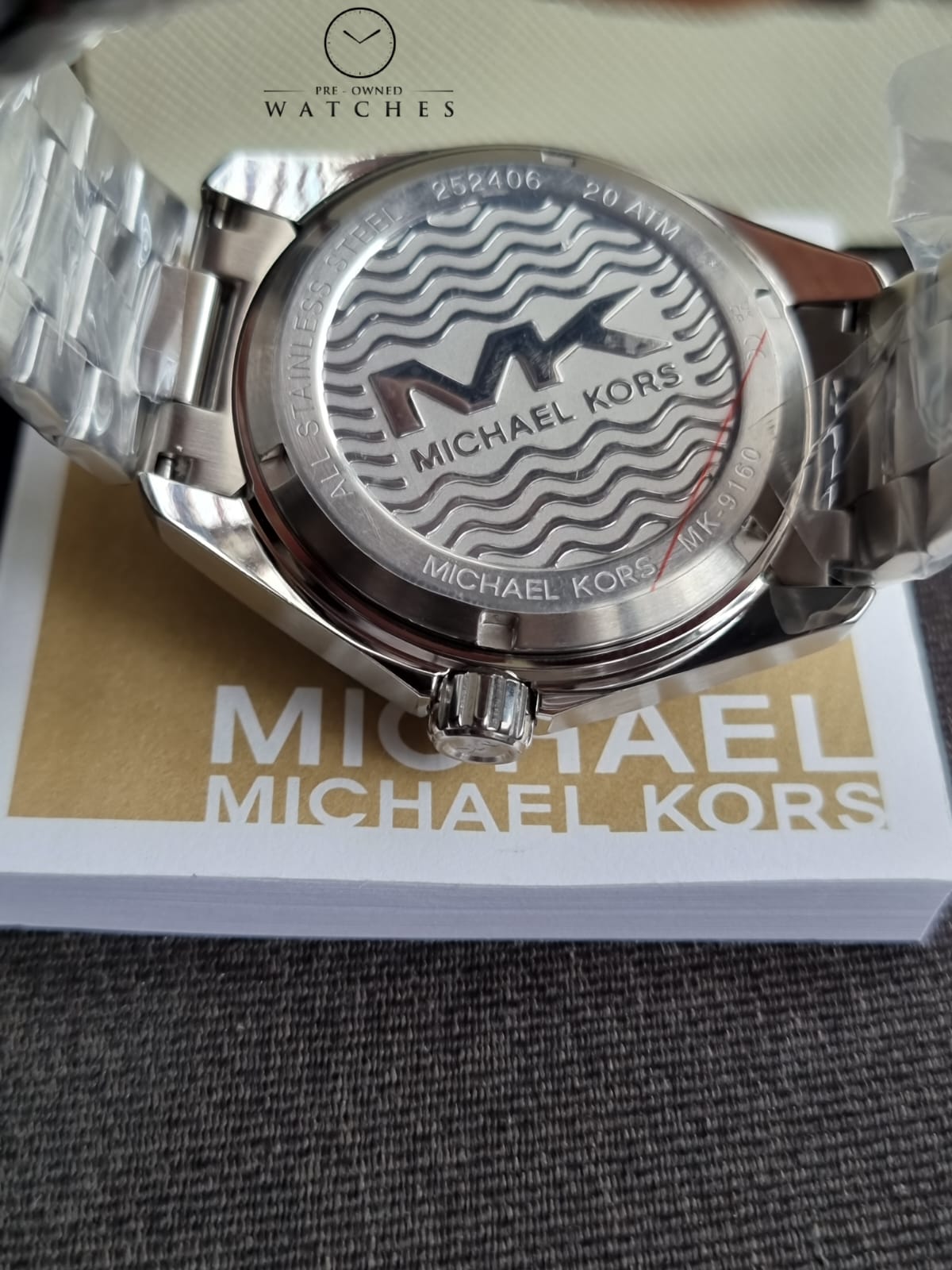 Michael Kors Maritime Blue Dial Stainless Steel Strap Men’s Watch MK9160