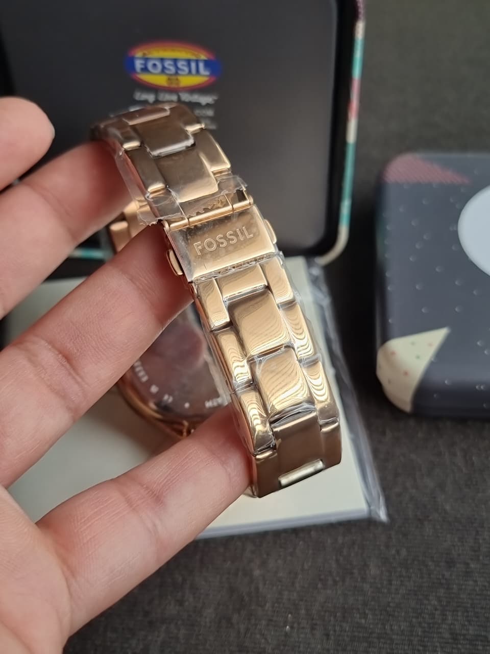 Fossil Stella Quartz Stainless Steel Multifunction Women's Watch - ES3590