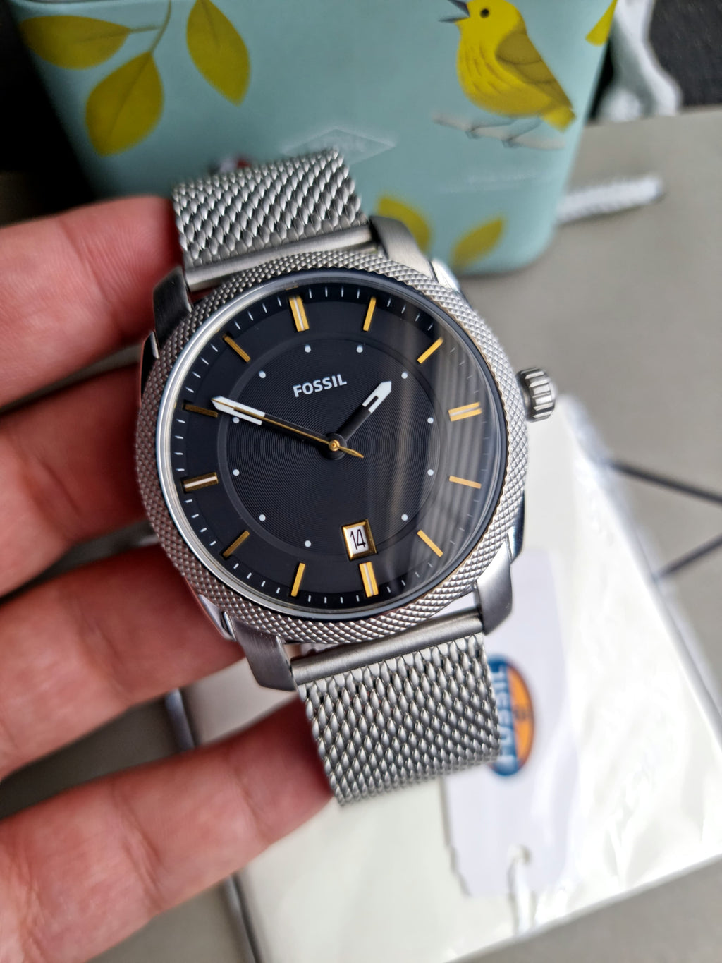 Fossil Analog Men's Watch Stainless Steel Bracelet - FS5883(with out tag)