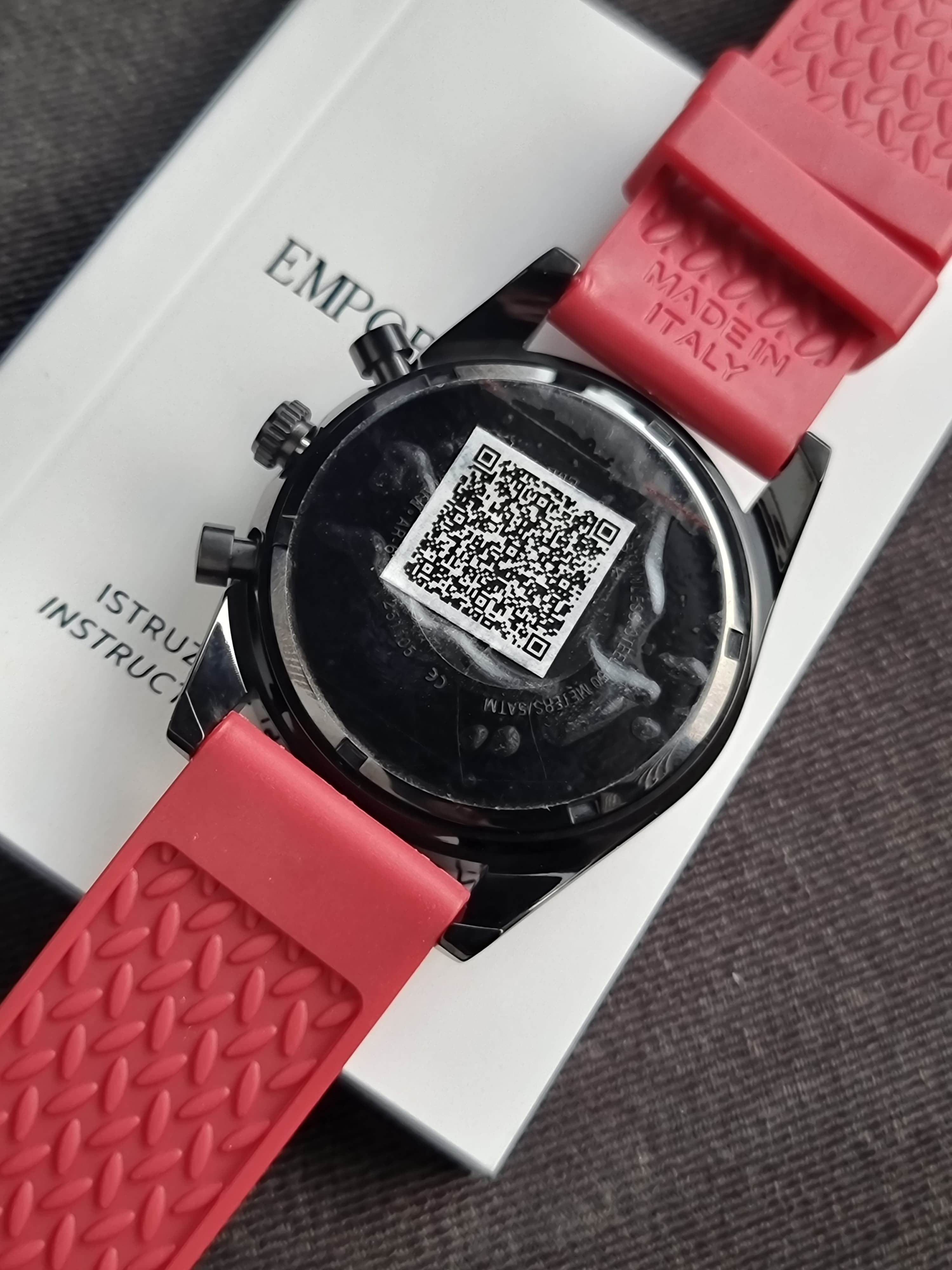 Emporio Armani Chronograph Black Dial Men's Watch - AR6114