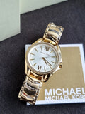 Michael Kors Women’s Quartz Stainless Steel White Dial 38mm Watch MK6693 (without tag)