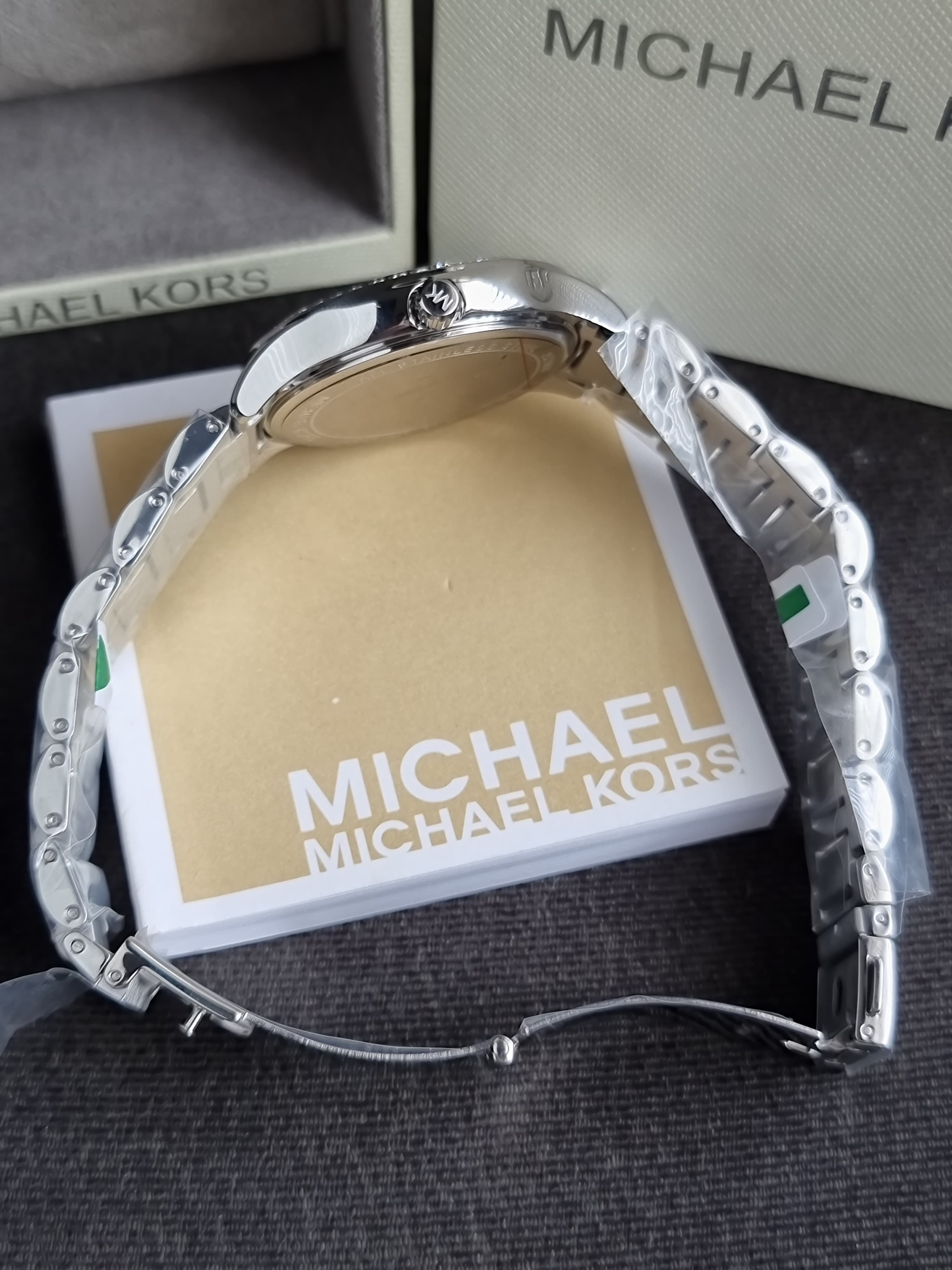 Michael Kors Sage Three-Hand Stainless Steel Watch MK4807