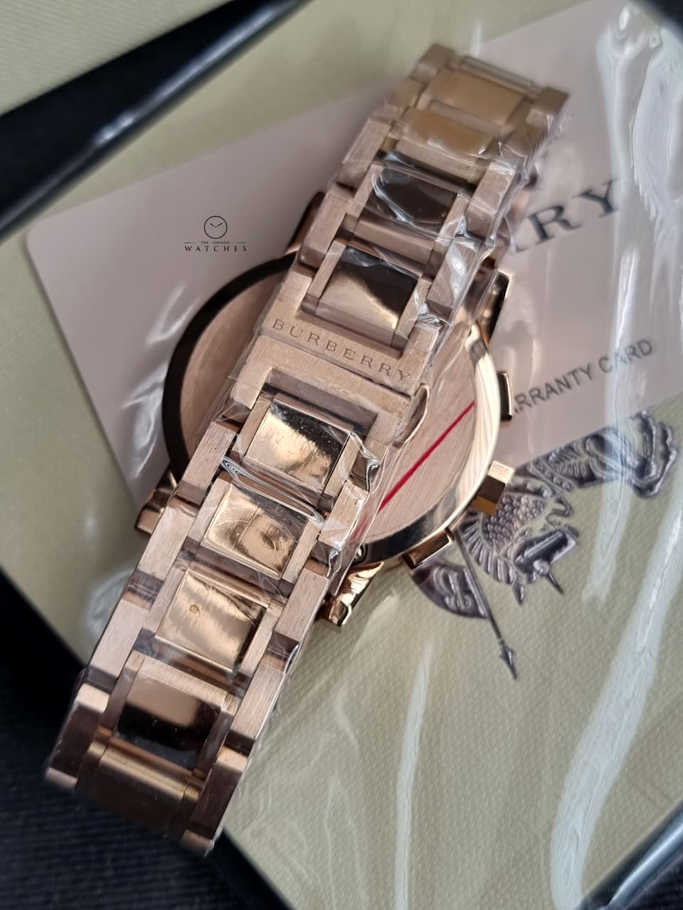 Burberry Rose gold Stainless Steel Bronze Dial Chronograph Quartz Men’s Watch - BU9754