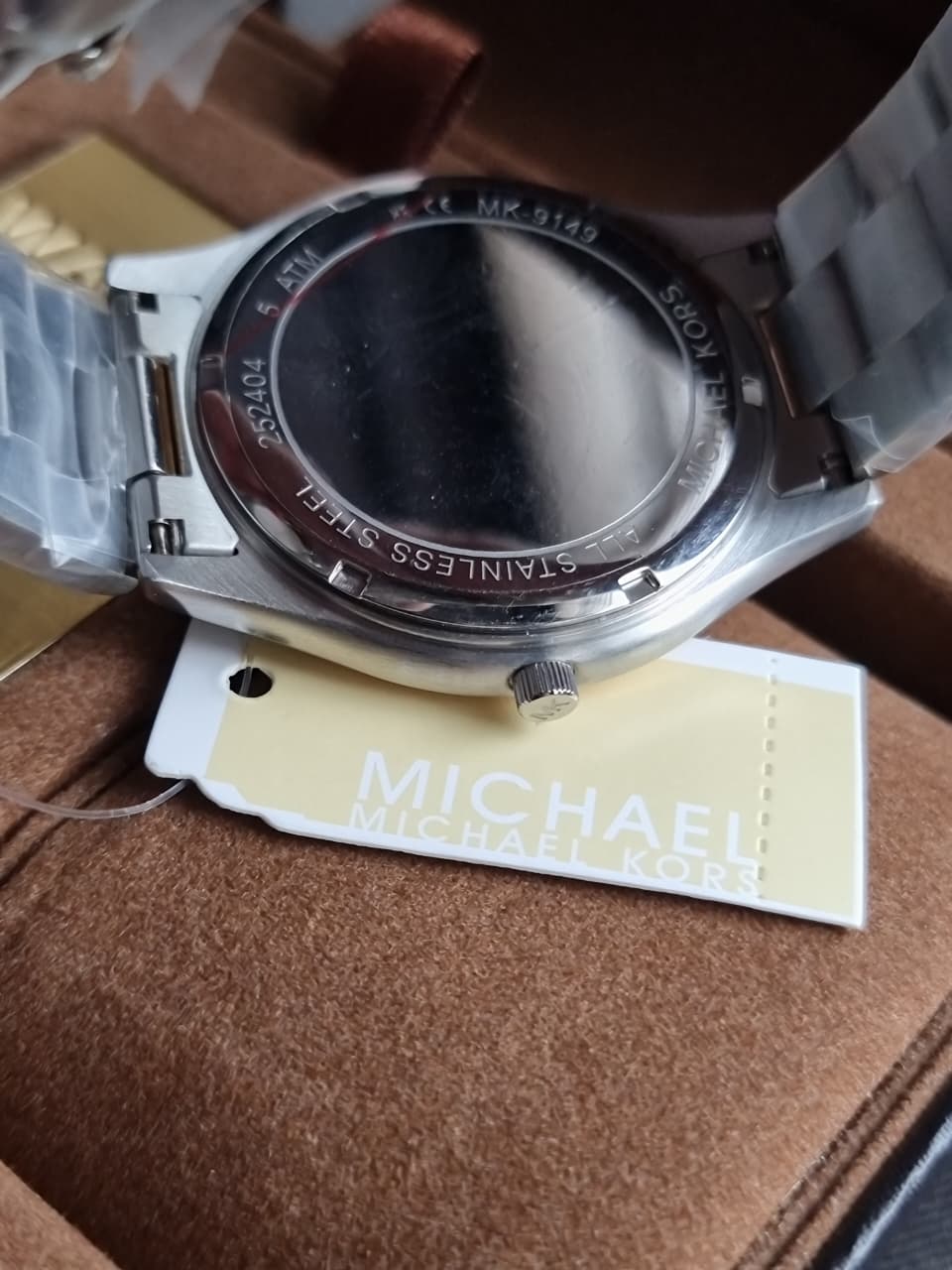 Michael Kors Runway Men Quartz Black Dial Analog Stainless Steel Watch MK9149