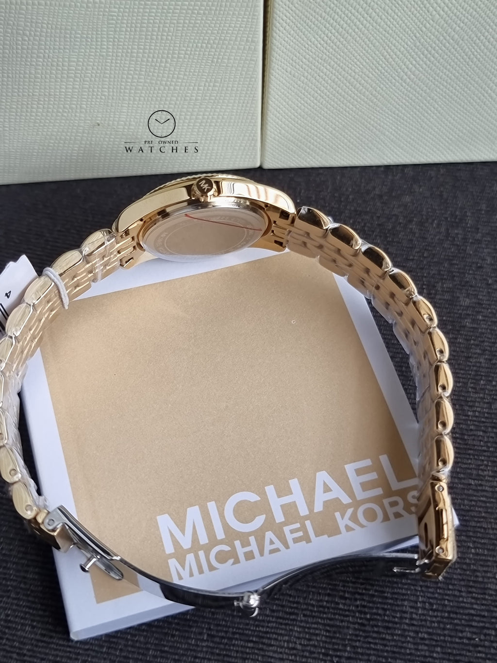 Michael Kors Stainless Steel Analog Green Dial Women's Watch Mk4842