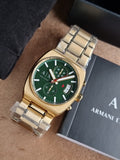 Armani Exchange
Oliver Chronograph Quartz Green Dial 40mm Men's Watch
 AX2822