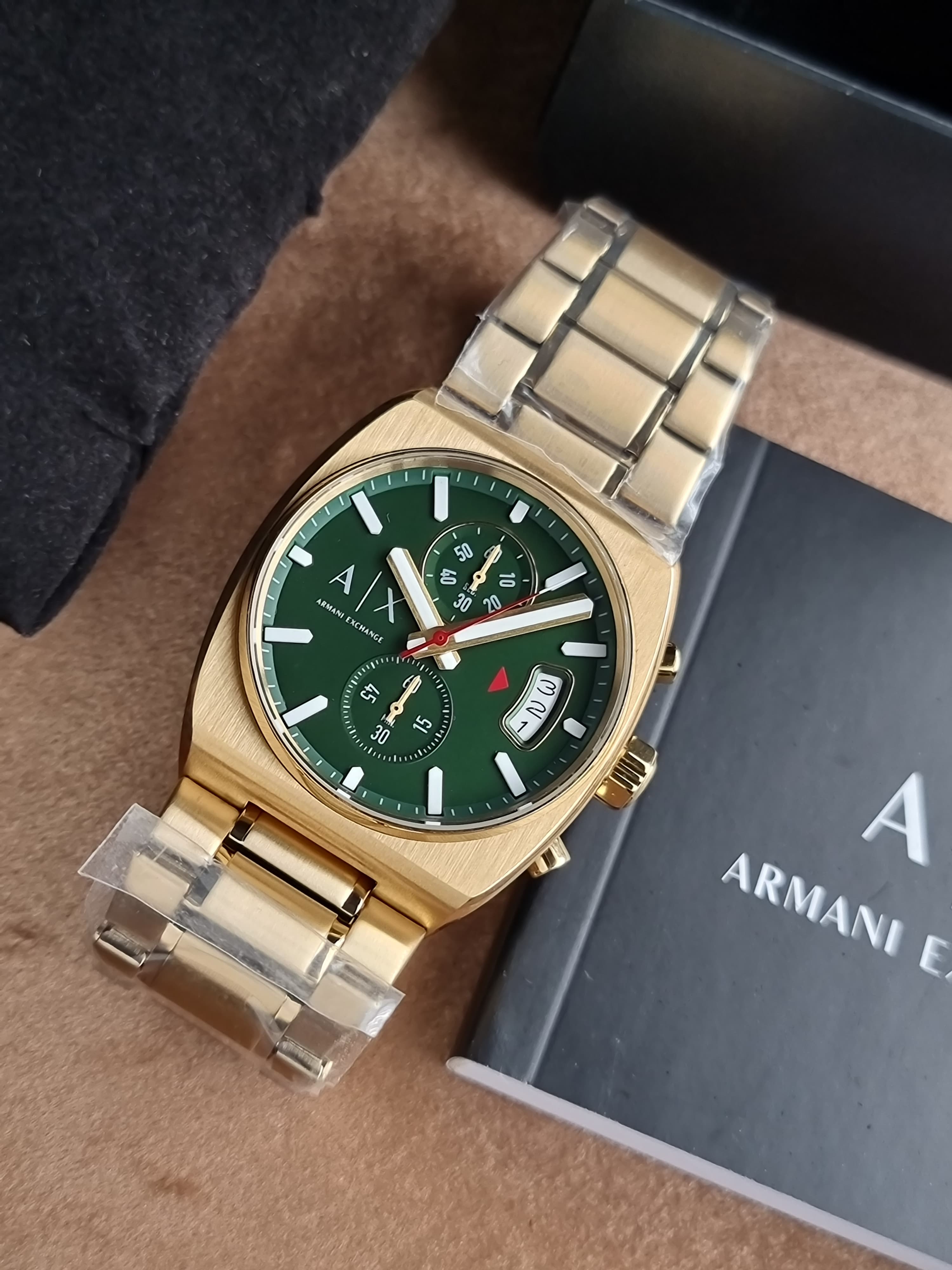 Armani Exchange
Oliver Chronograph Quartz Green Dial 40mm Men's Watch
 AX2822