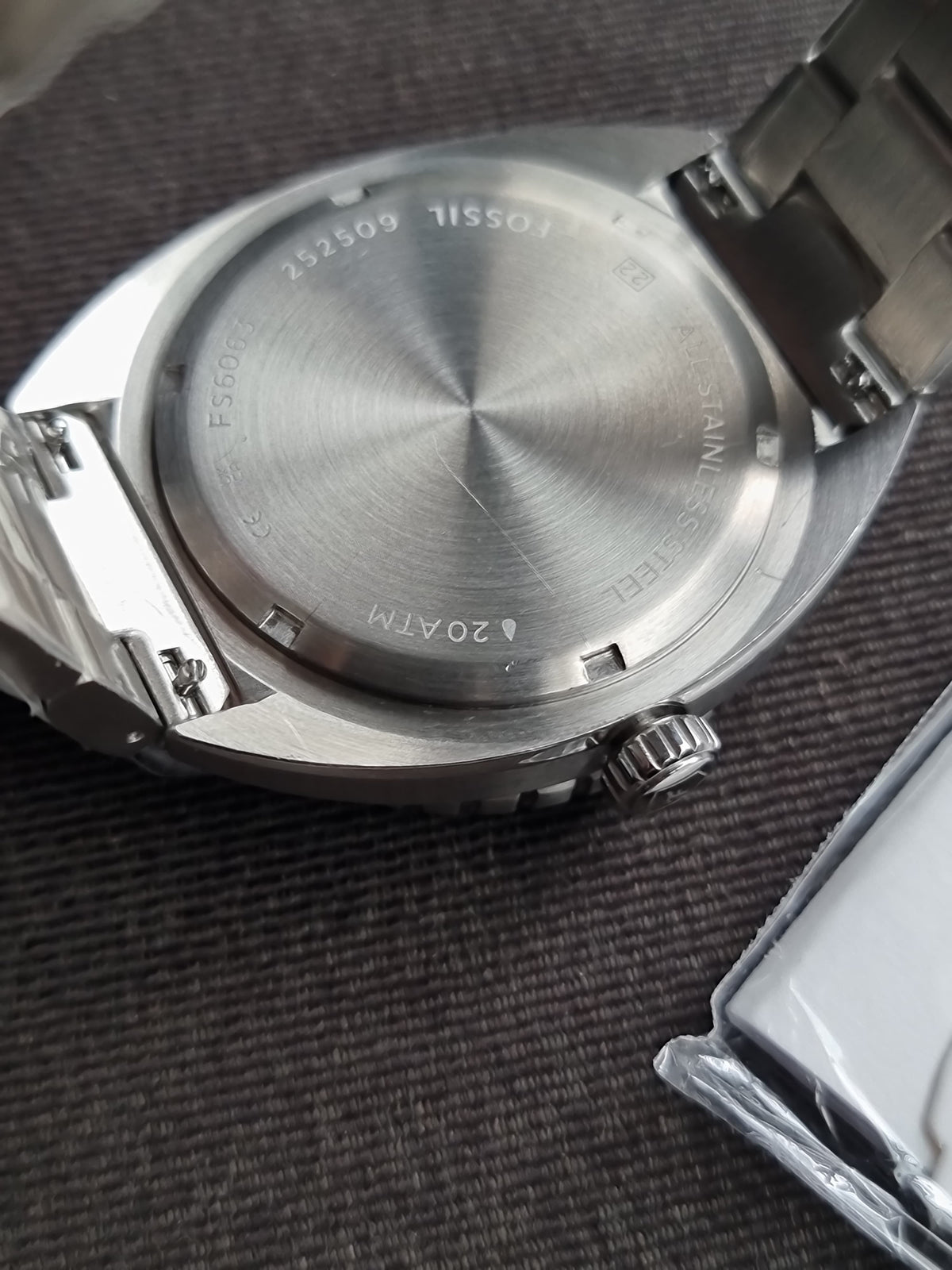 Fossil Breaker Quartz White 44mm Dial Men's Watch FS6063 (Without Tag)
