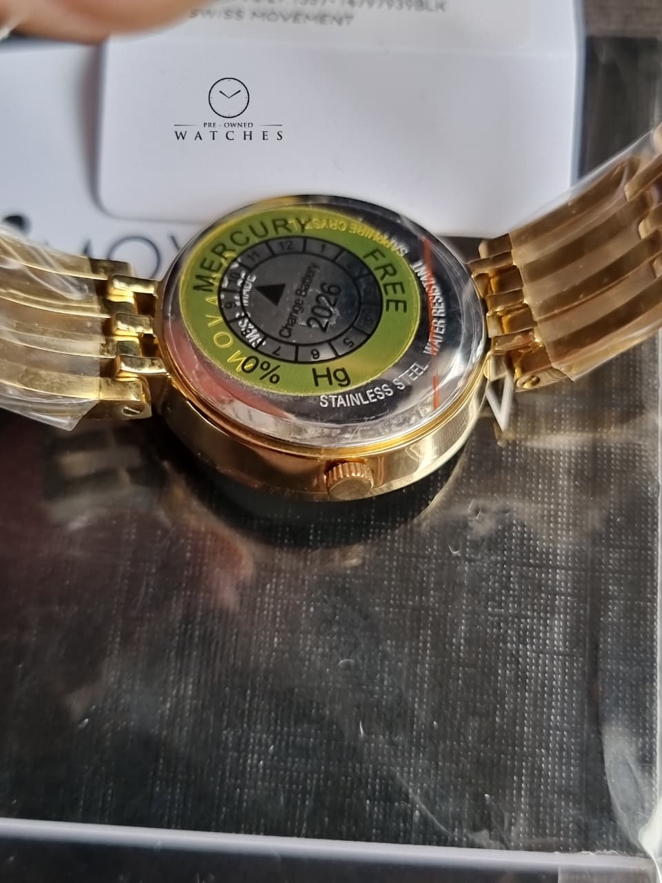 Movado Women’s Quartz Swiss Made Stainless Steel Mother of pearl Dial 28mm Watch 0607054