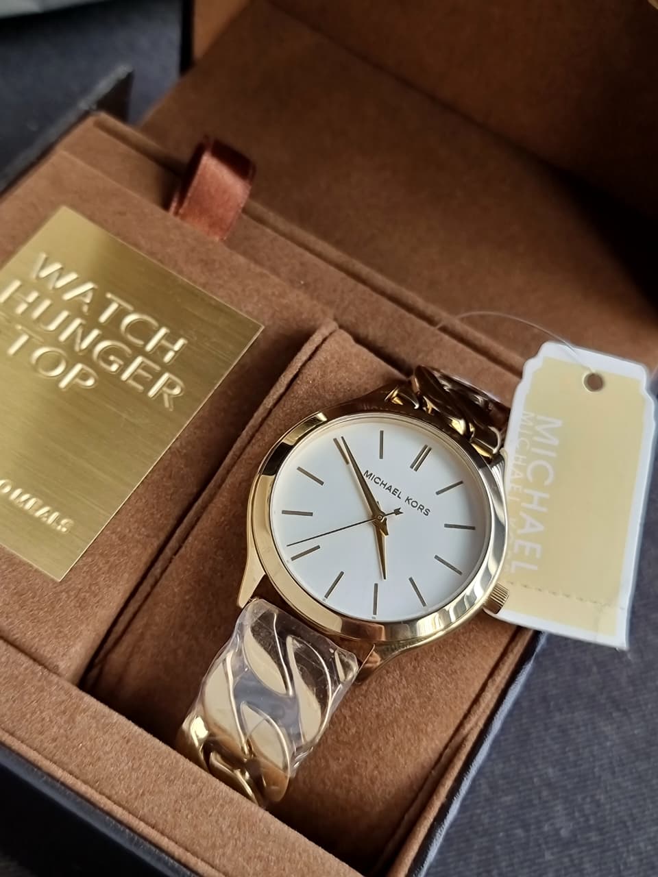 Michael Kors Runway Three-Hand 38mm Gold-Tone Stainless Steel Watch - MK7472