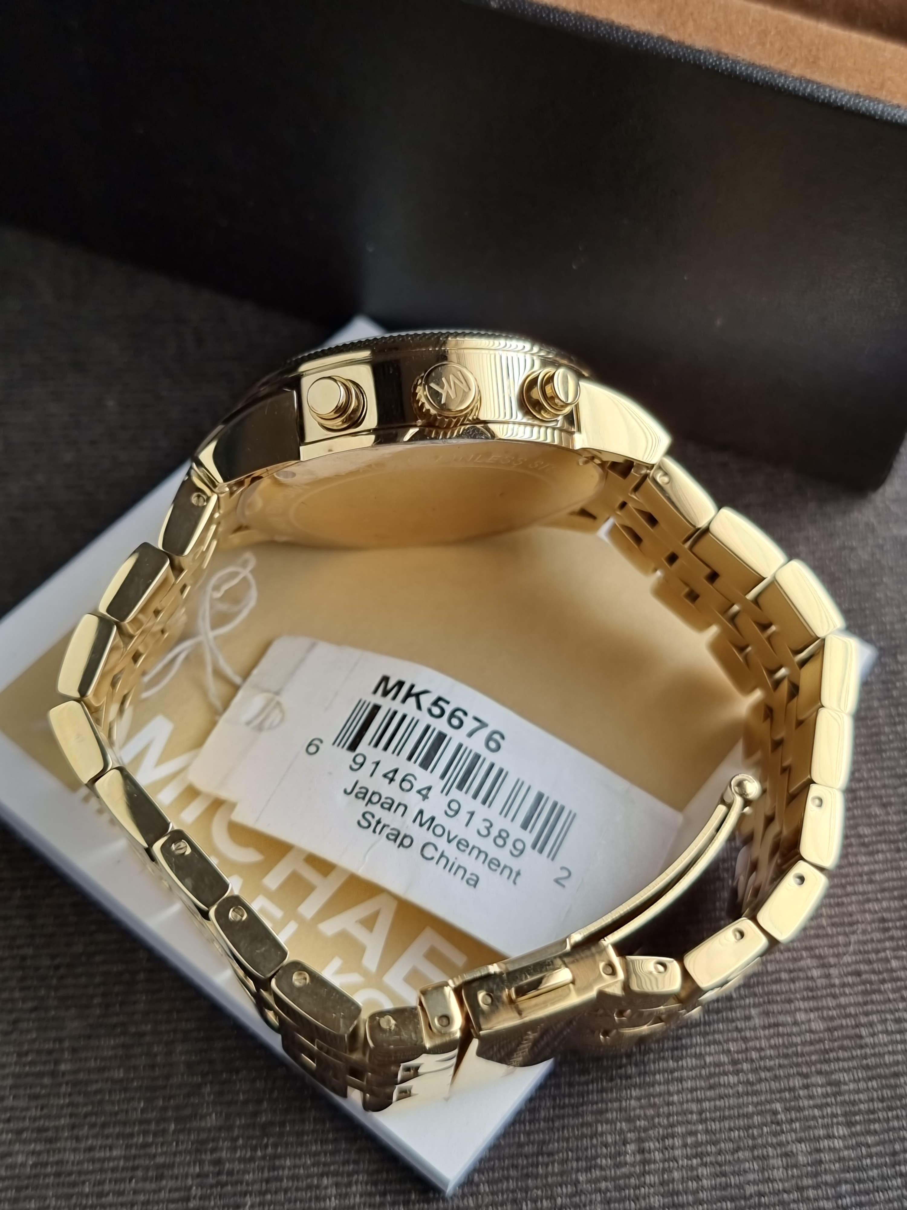 Michael Kors Women’s Quartz Gold Stainless Steel Gold Dial 36mm Watch MK5676