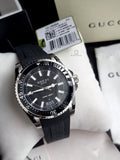 Gucci Dive Black 45mm Dial Black Rubber Strap Men's Watch
 YA136204