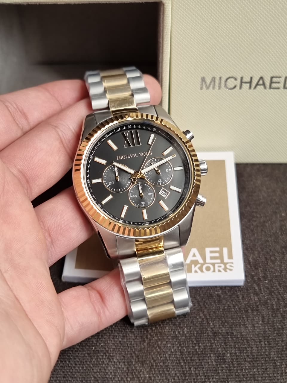 Michael Kors Lexington Multicolor Quartz Stainless Steel Watch MK9207 (WITHOUT TAG)