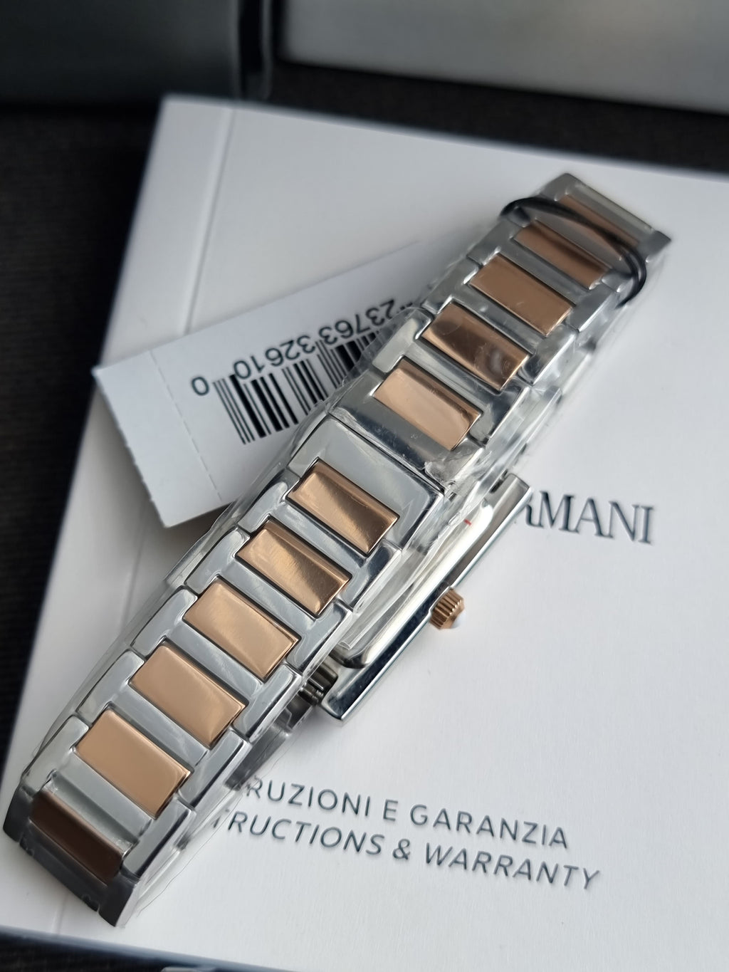 Emporio Armani Two Tone Analogue Watch AR11626