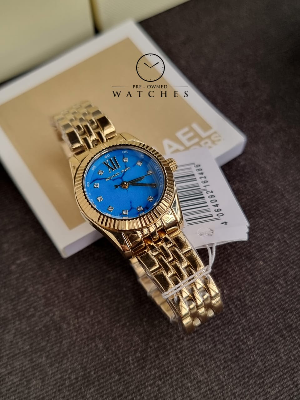 Michael Kors Petite Lexington Quartz Crystal Ladies Watch MK4813