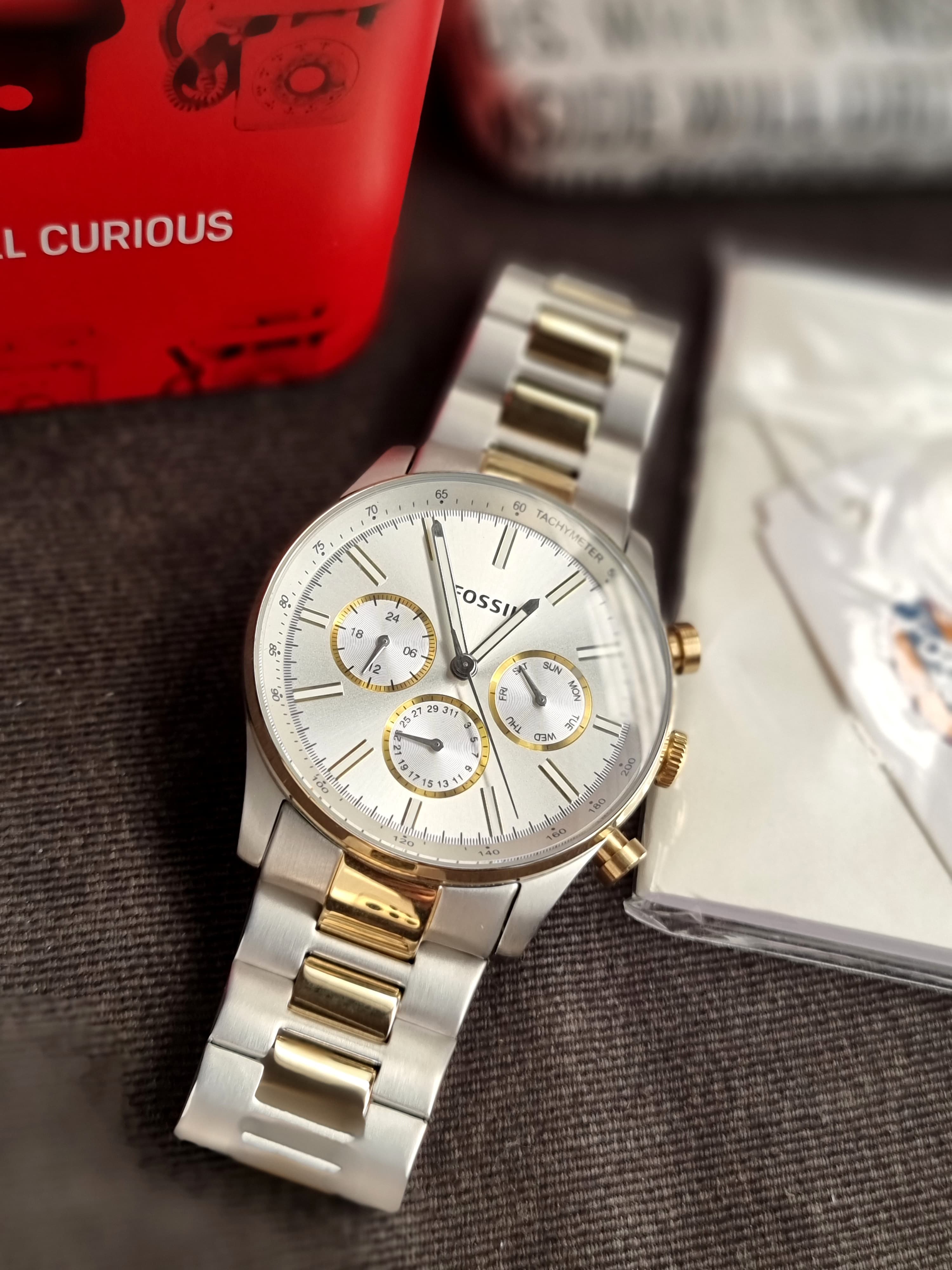 FOSSIL Sullivan Chronograph Two-Tone Quartz Men’s Watch BQ-2693