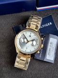 Tommy Hilfiger 1791726 Bennett Gold Plated 44mm Dial Stainless Steel Watch