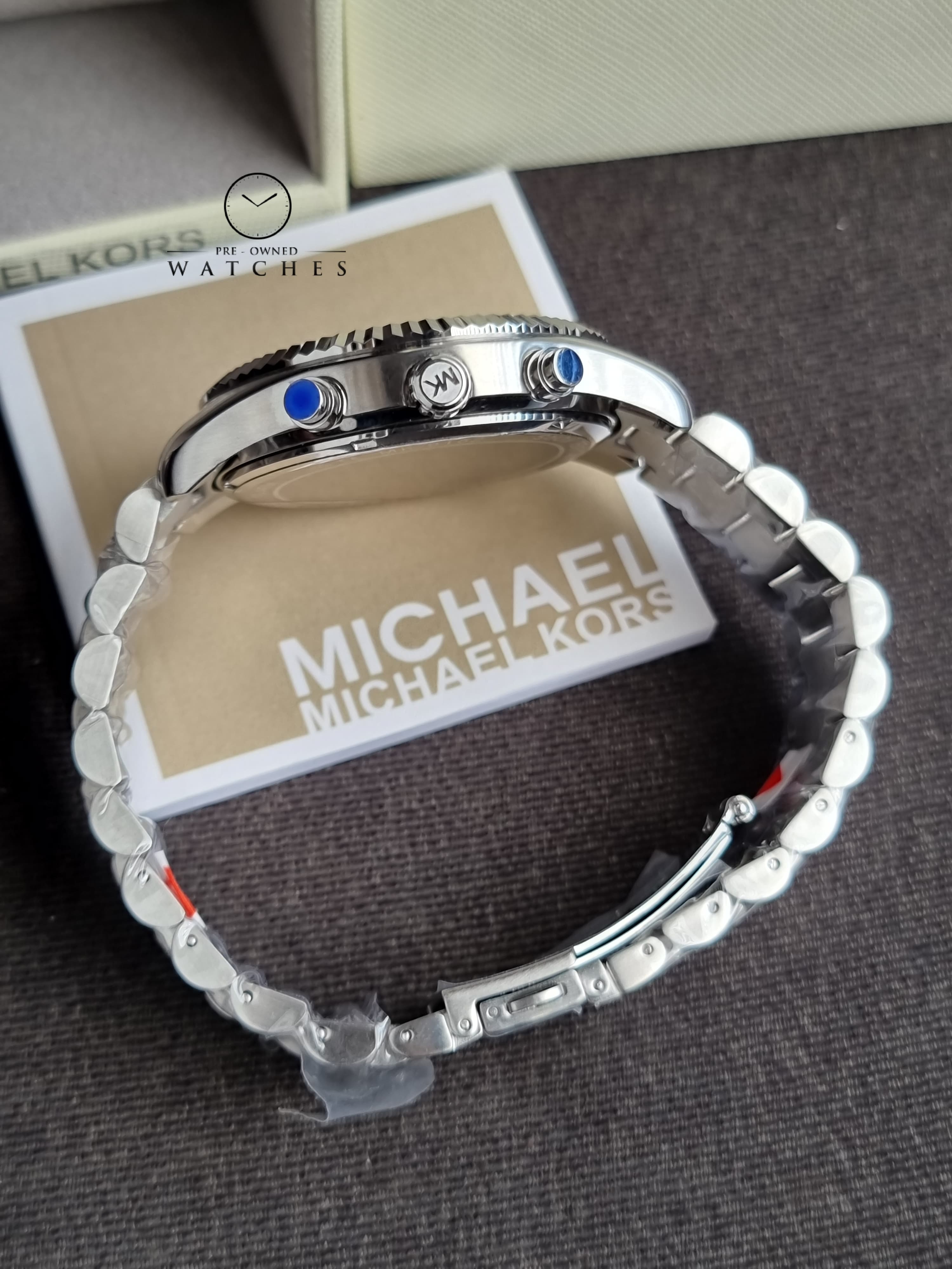 Michael Kors Lexington Chronograph Quartz Green Dial Men's Watch
 MK9152