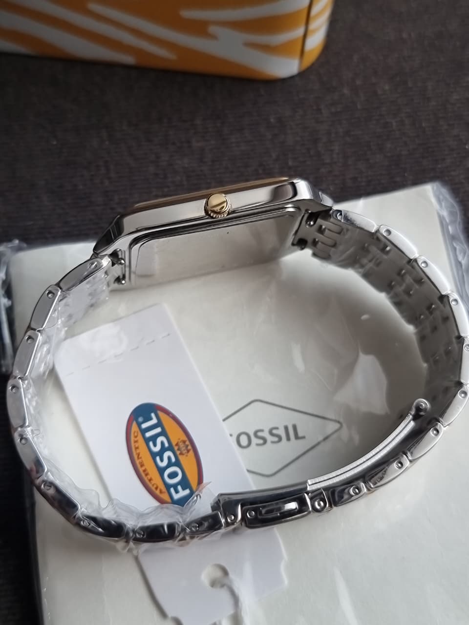 Fossil Raquel Three-Hand 26mm Date Two-Tone Stainless Steel Watch- ES5305