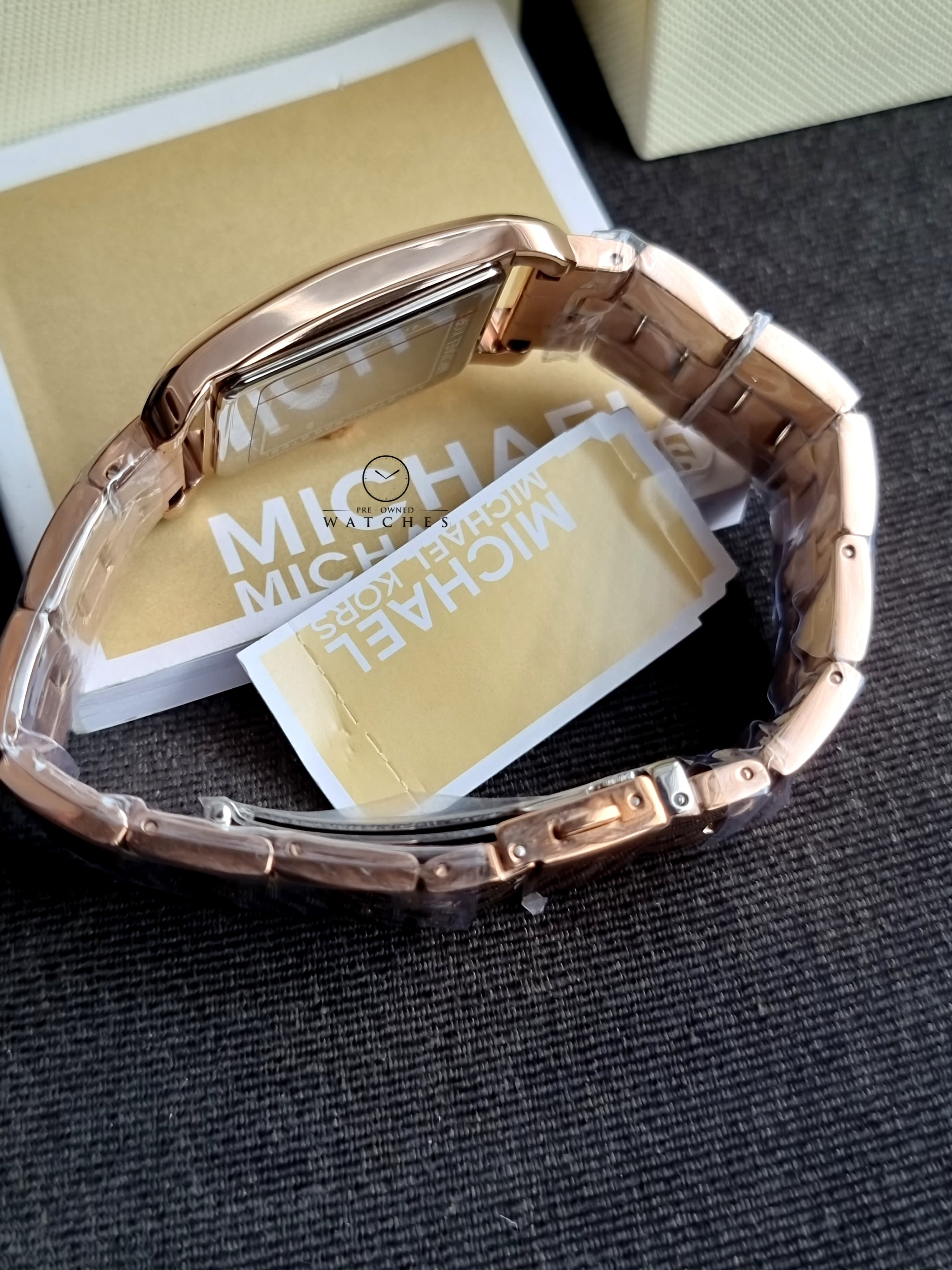 Michael Kors Essex Rose Gold Quartz Stainless Steel Watch MKO1032