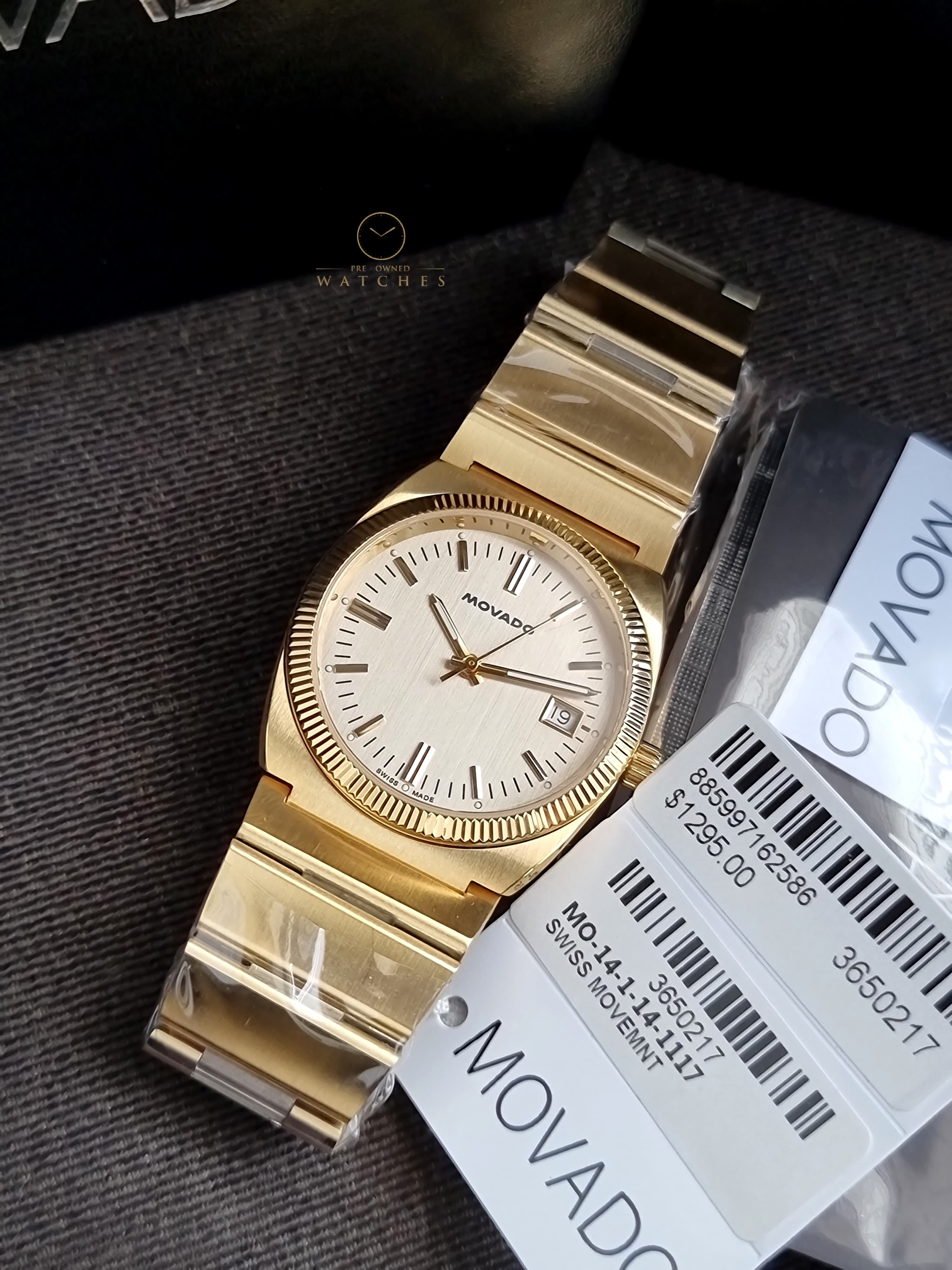 Movado Heritage Series Ondoplan 36mm Men's Watch
3650217