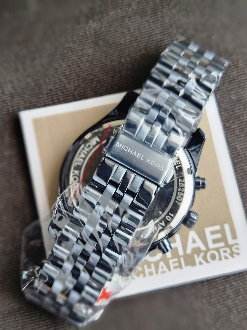 Michael Kors Men’s Quartz Stainless Steel Blue Dial 44mm Watch MK8480