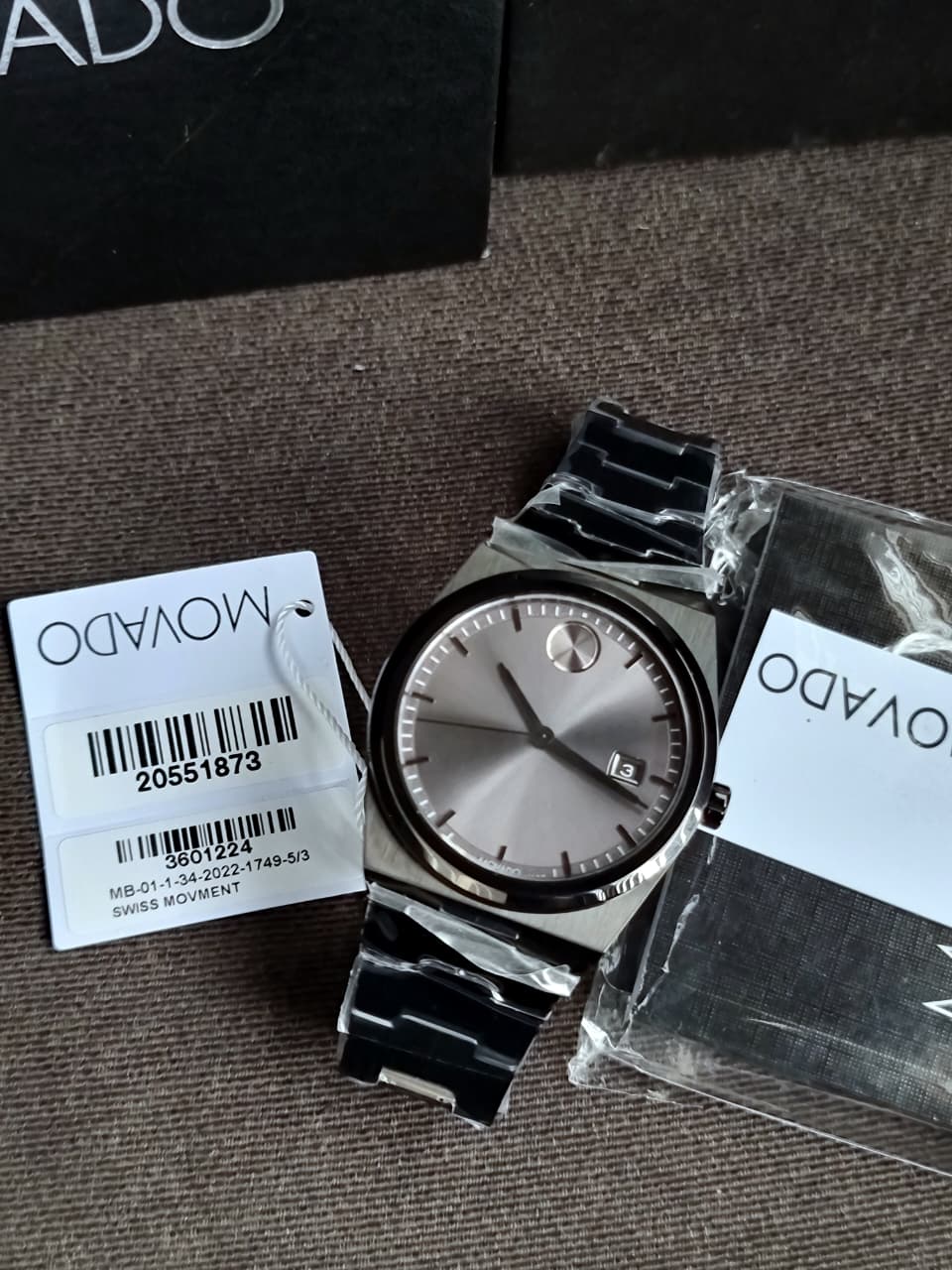 Movado 
BOLD Quest Quartz Black Dial Men's Watch
 3601224