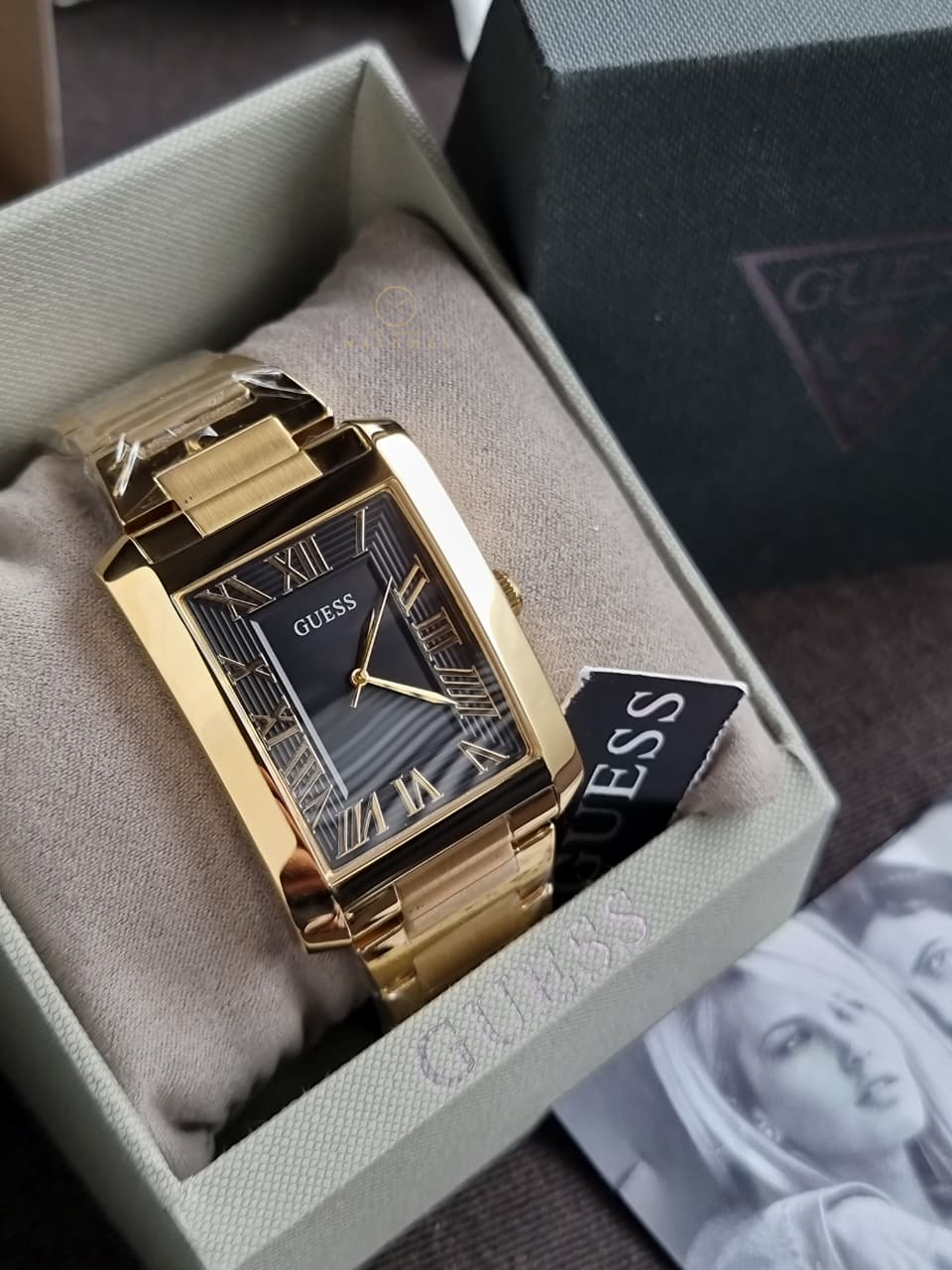 Guess Men's Analogue Quarz Watch with Stainless Steel Strap GW0896G2