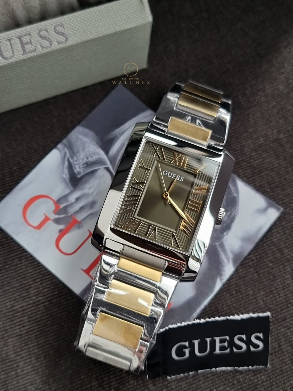 Guess Mens 34mm Quartz Watch – GW0896G3