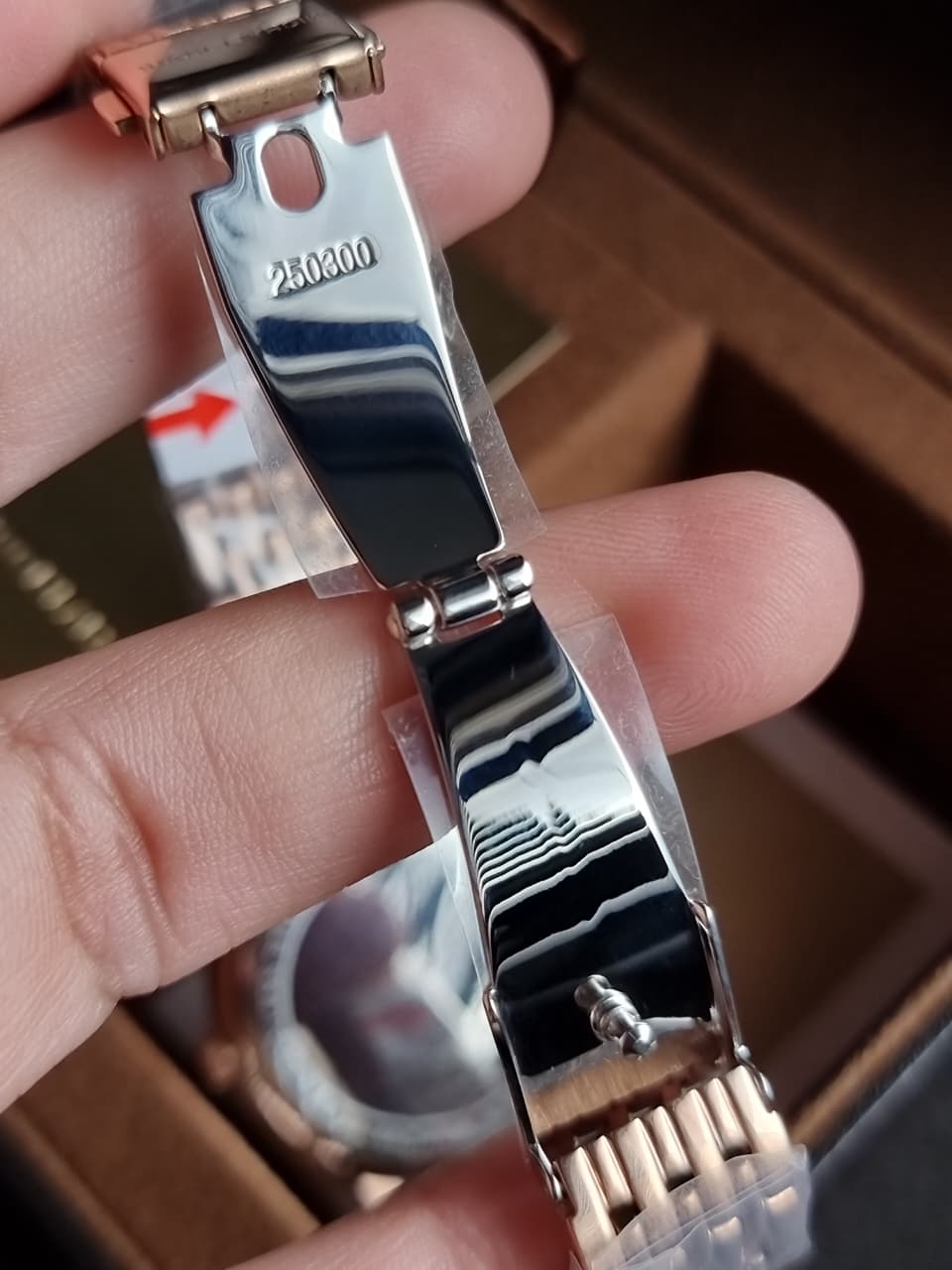 Michael Kors Melissa Rose Gold Stainless Steel Rose Gold Dial Quartz Watch for Ladies - MK4369