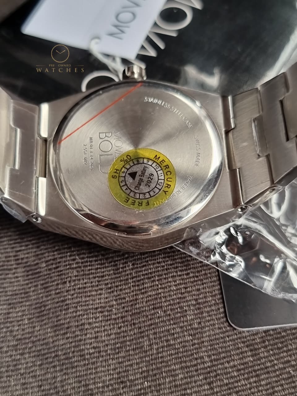 Movado Bold Quest Blue Dial Quartz 40mm Watch 3601243