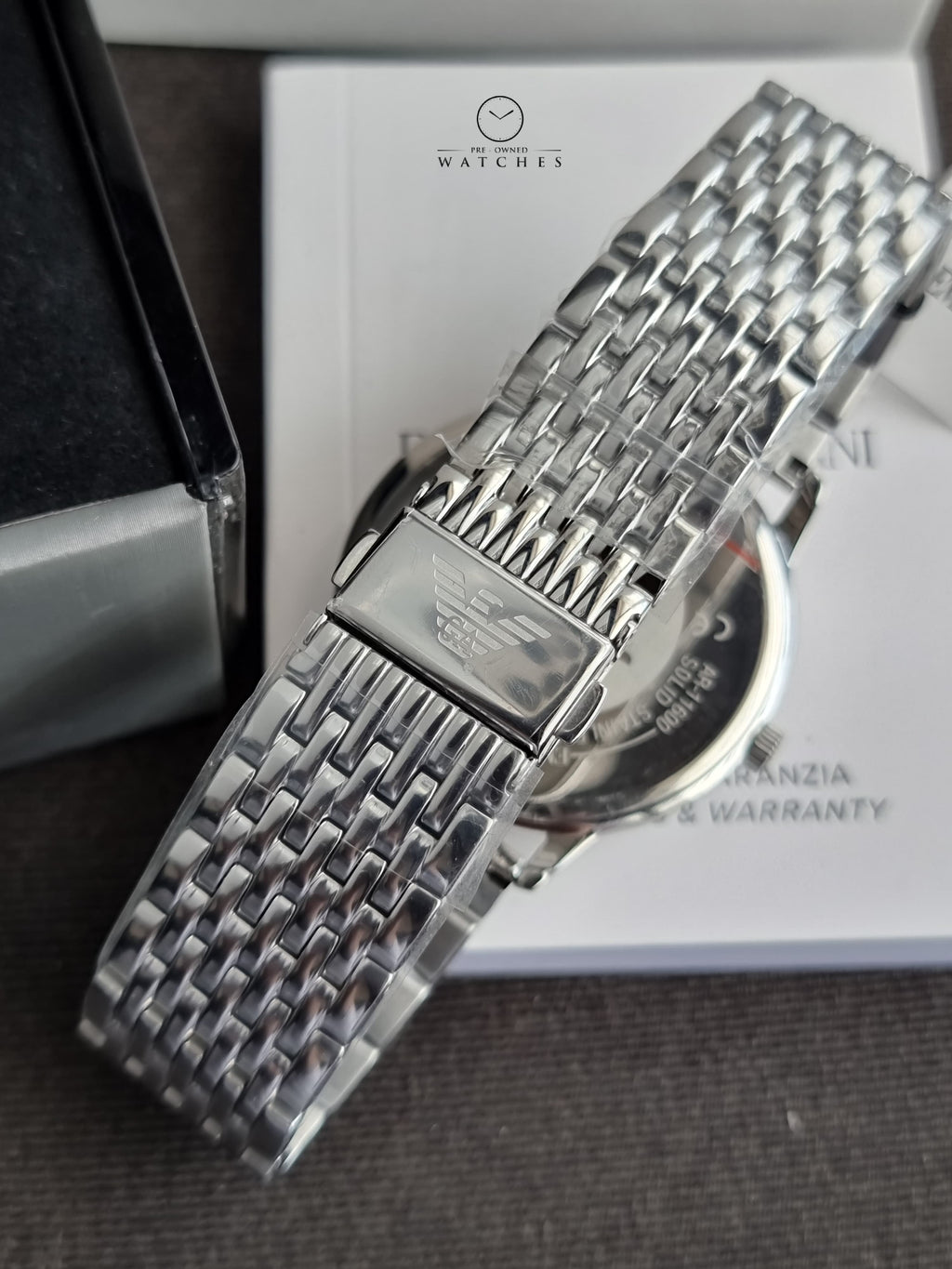 Emporio Armani Silver 42mm Watch AR11600