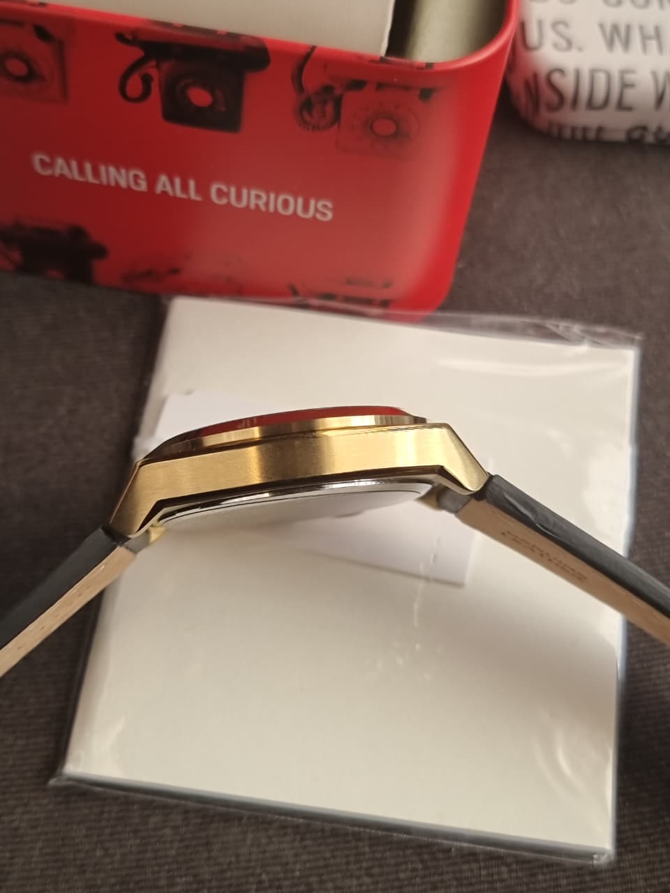 Fossil Men's Everett Analog Quartz Leather Watch Fs6089