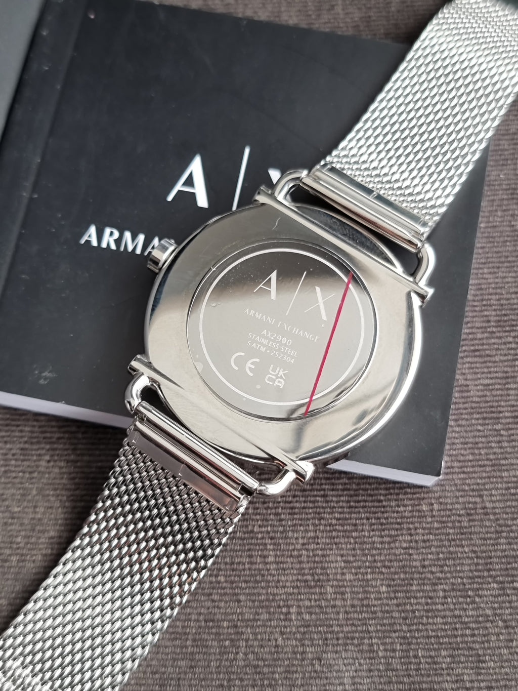 Armani Exchange Men 44mm Analog Stainless Steel Clasp Round Wrist Watch AX2900