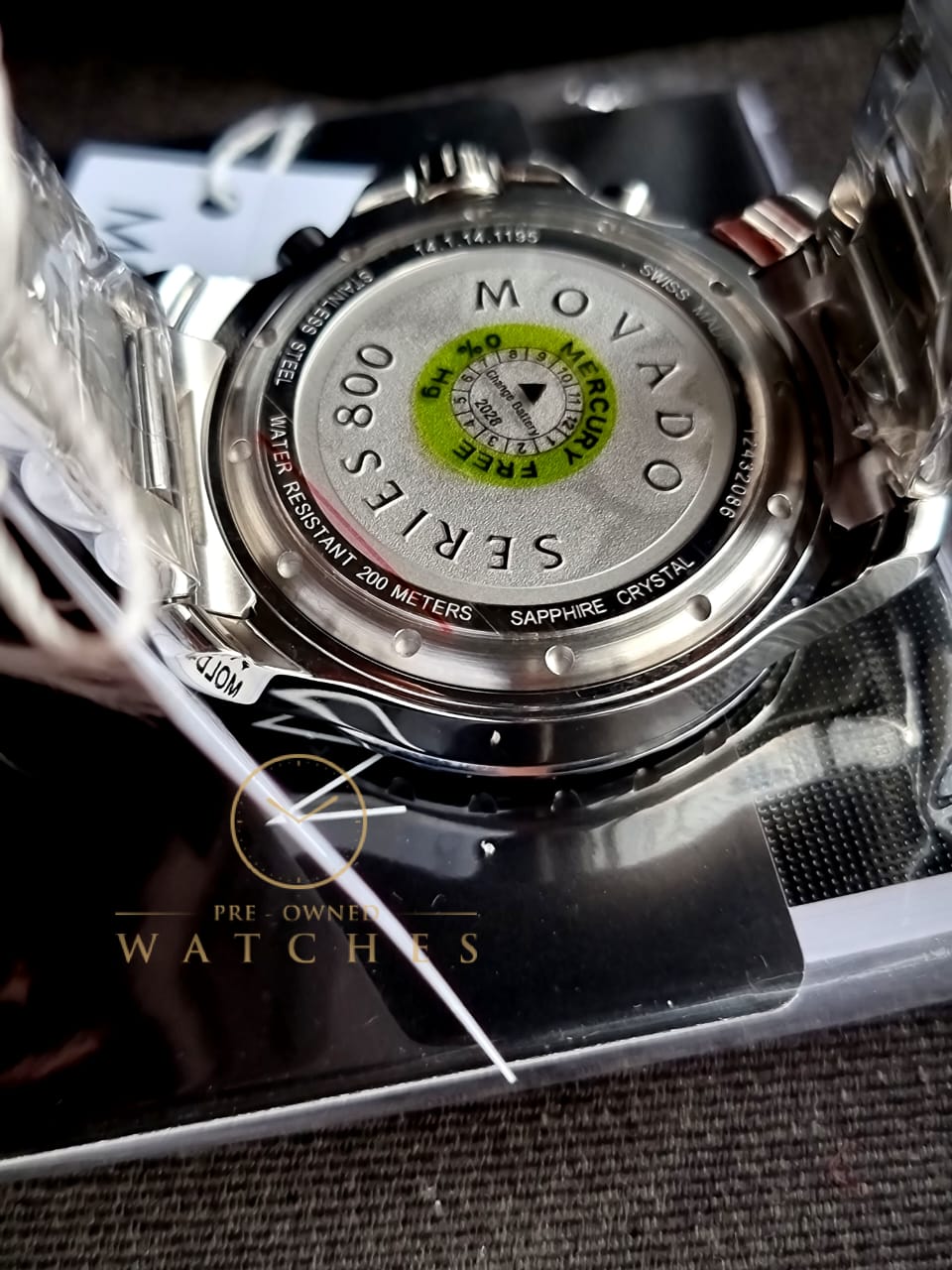 Movado Series 800 Men's Watch 42mm Stainless Steel 2600142