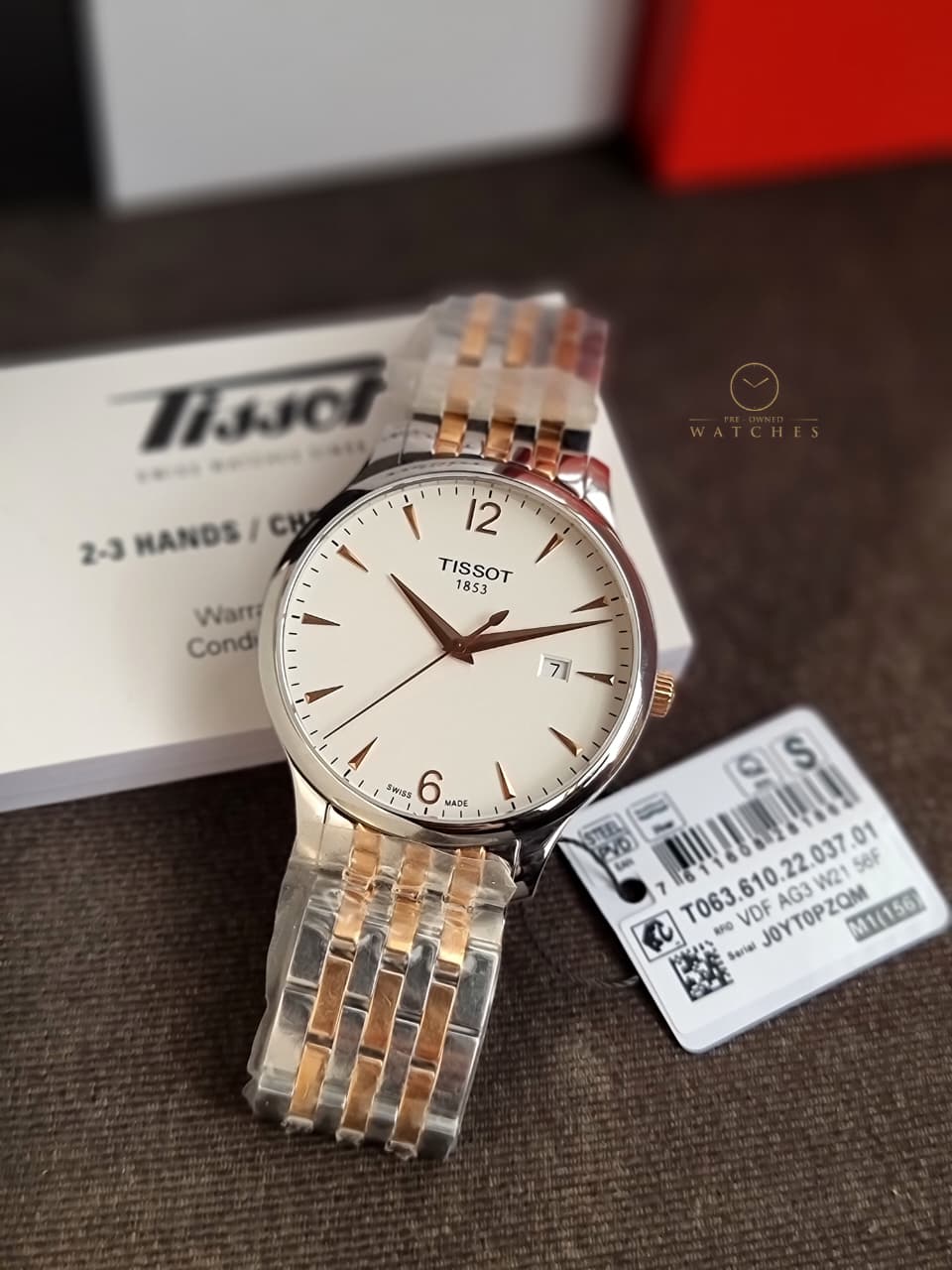 Tissot 
Tradition Two-tone Men's Watch
T063.610.22.037.01